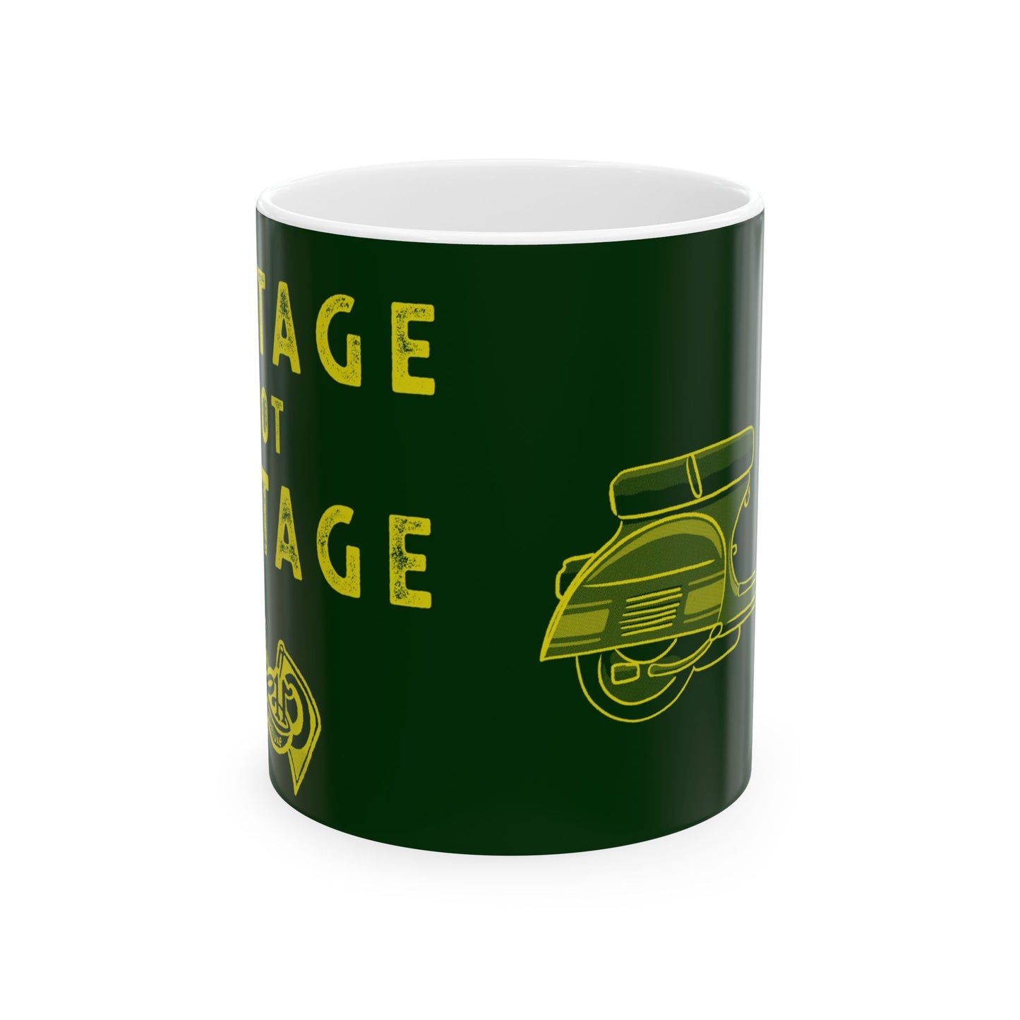 VINTAGE NOT VOLTAGE - VESPA 11oz Mug