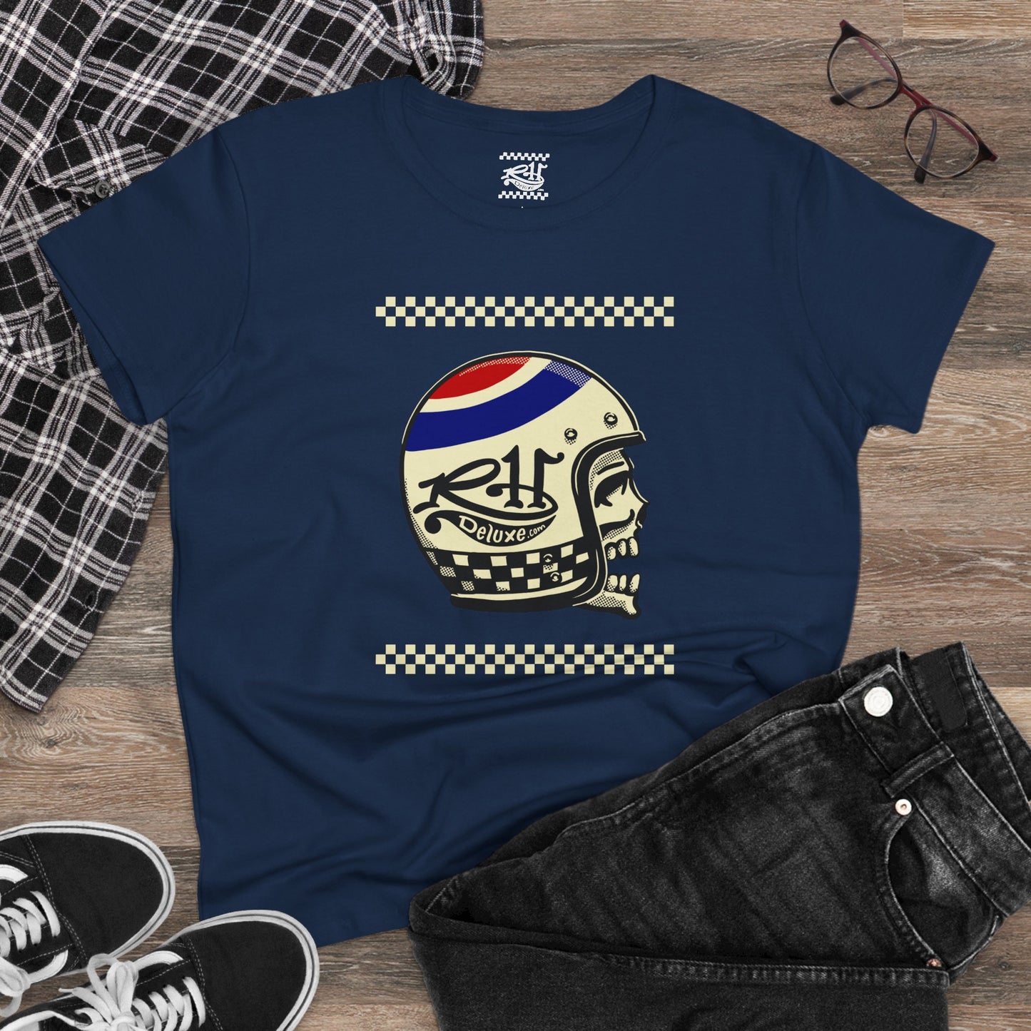 Skull MOD Helmet - Women's Midweight Cotton Tee