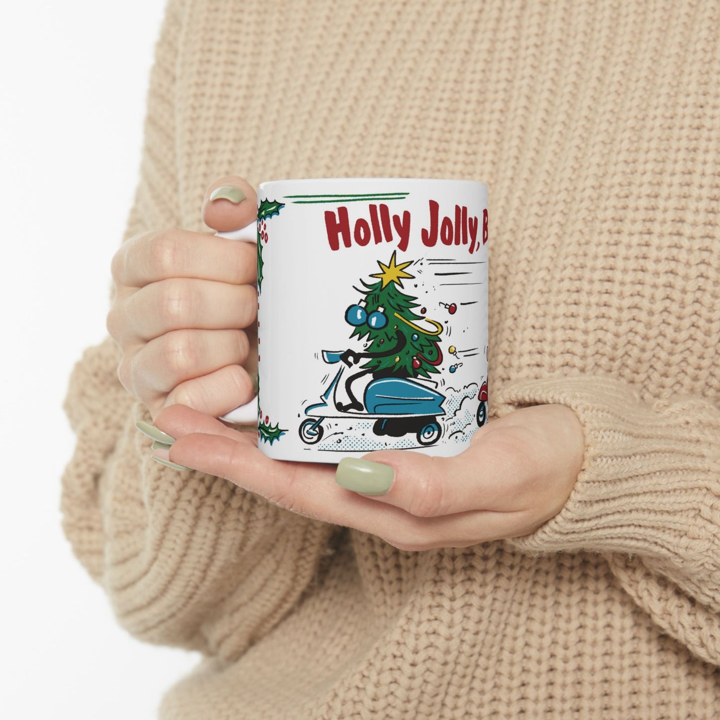 HOLLY JOLLY BY-GOLLY 11oz Mug