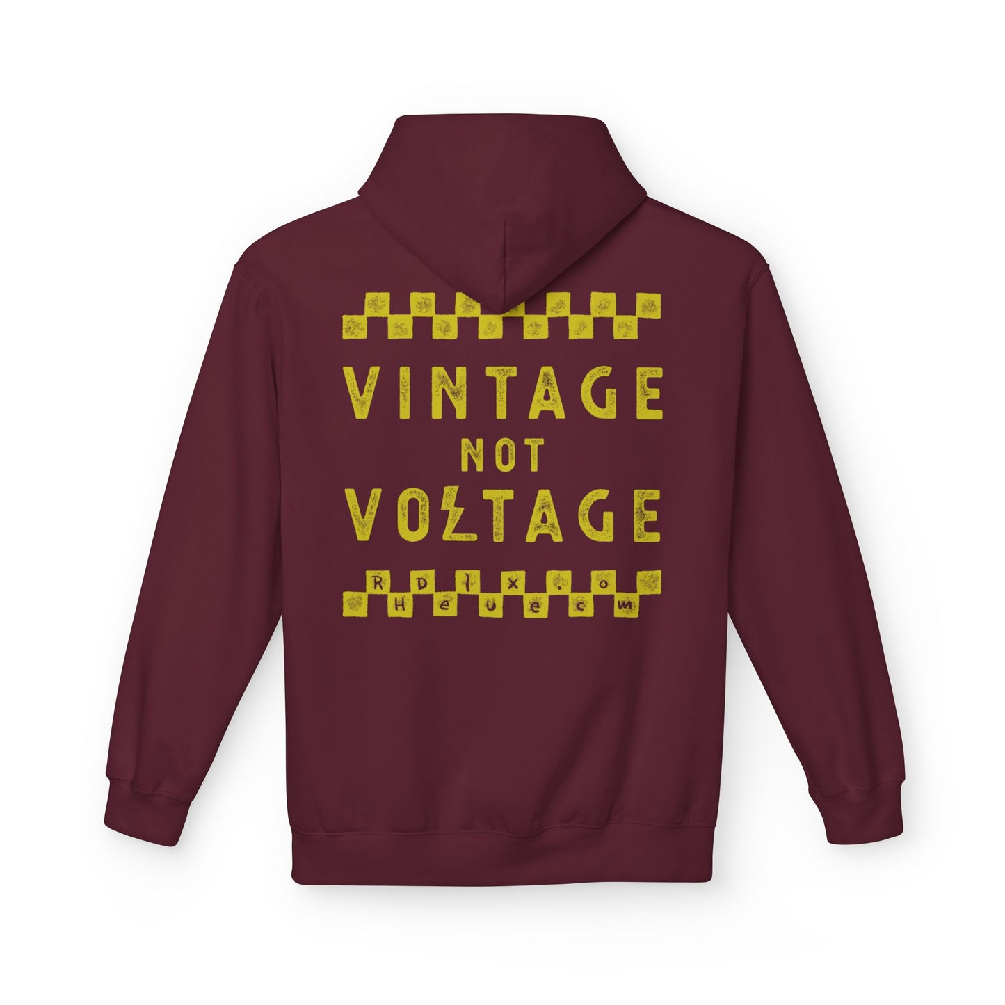 VINTAGE NOT VOLTAGE - PULL OVER HOODIE