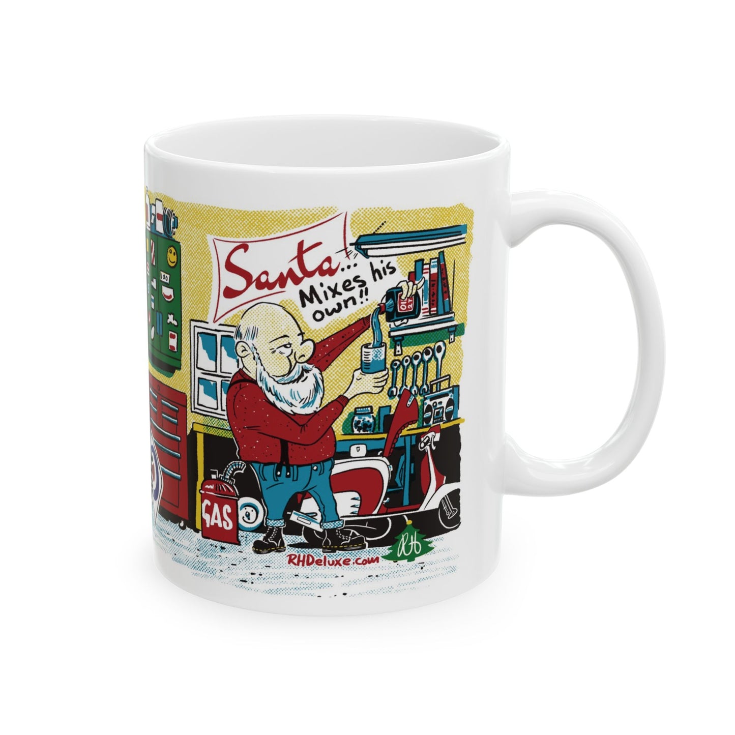 SANTA MIXES HIS OWN 11oz Mug