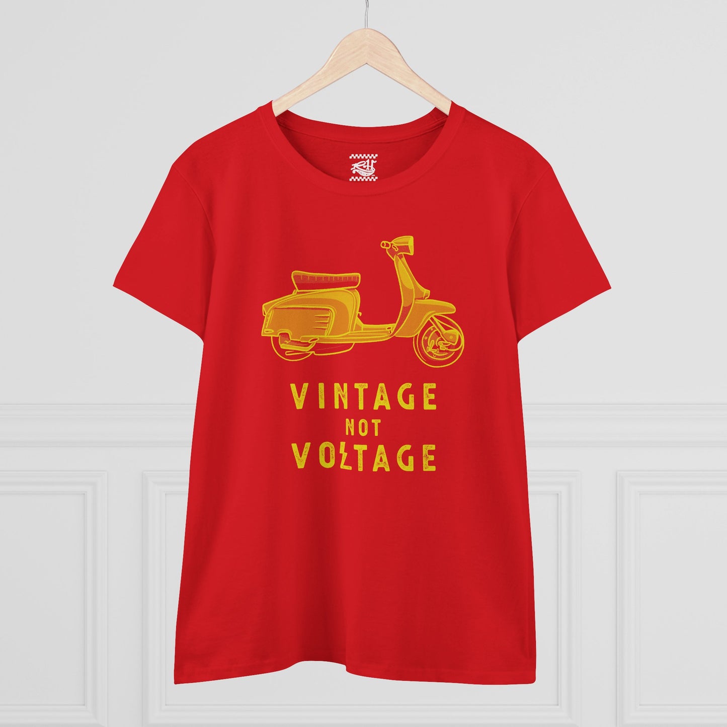 Vintage Not Voltage LAMBRETTA - Women's Midweight Cotton Tee