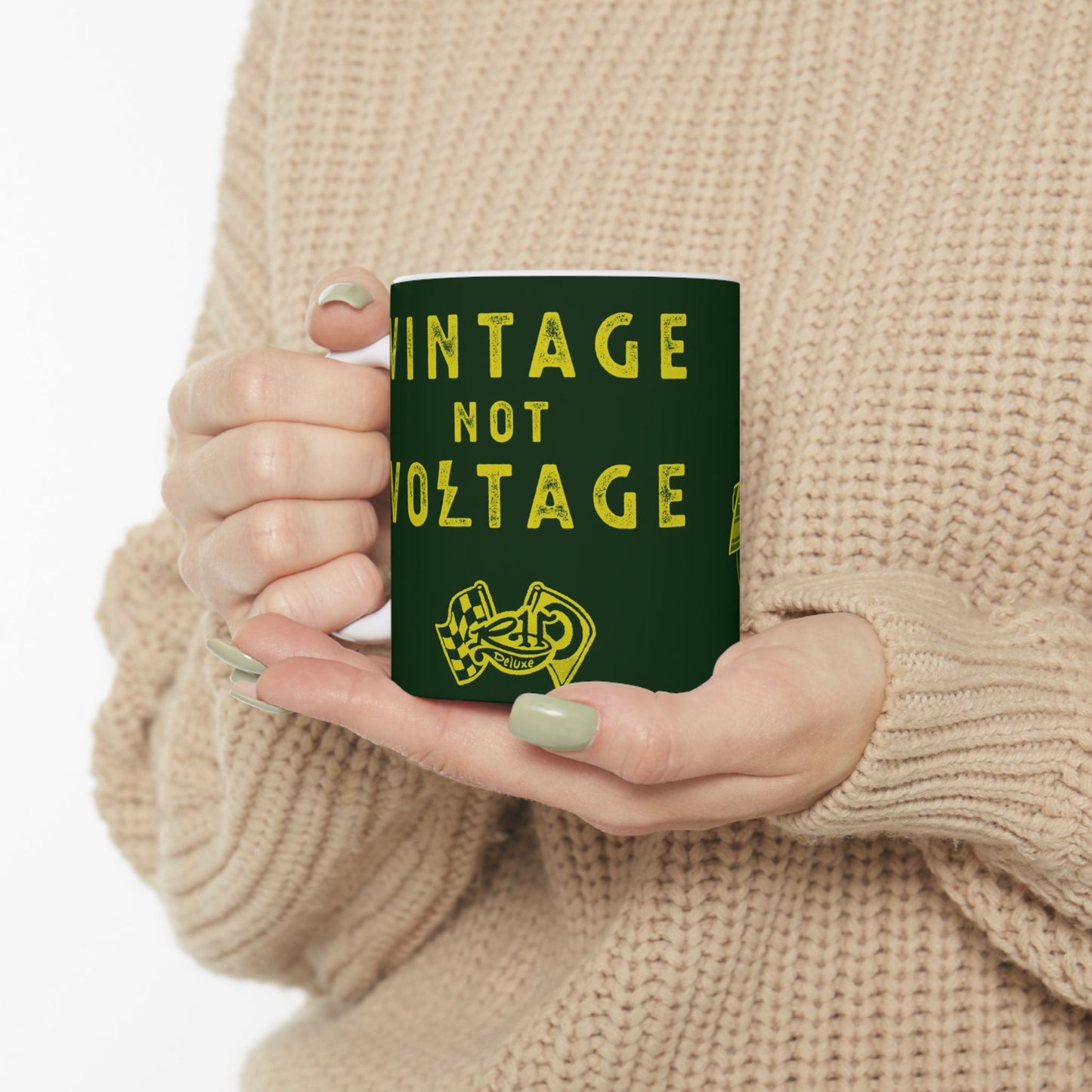 VINTAGE NOT VOLTAGE - VESPA 11oz Mug