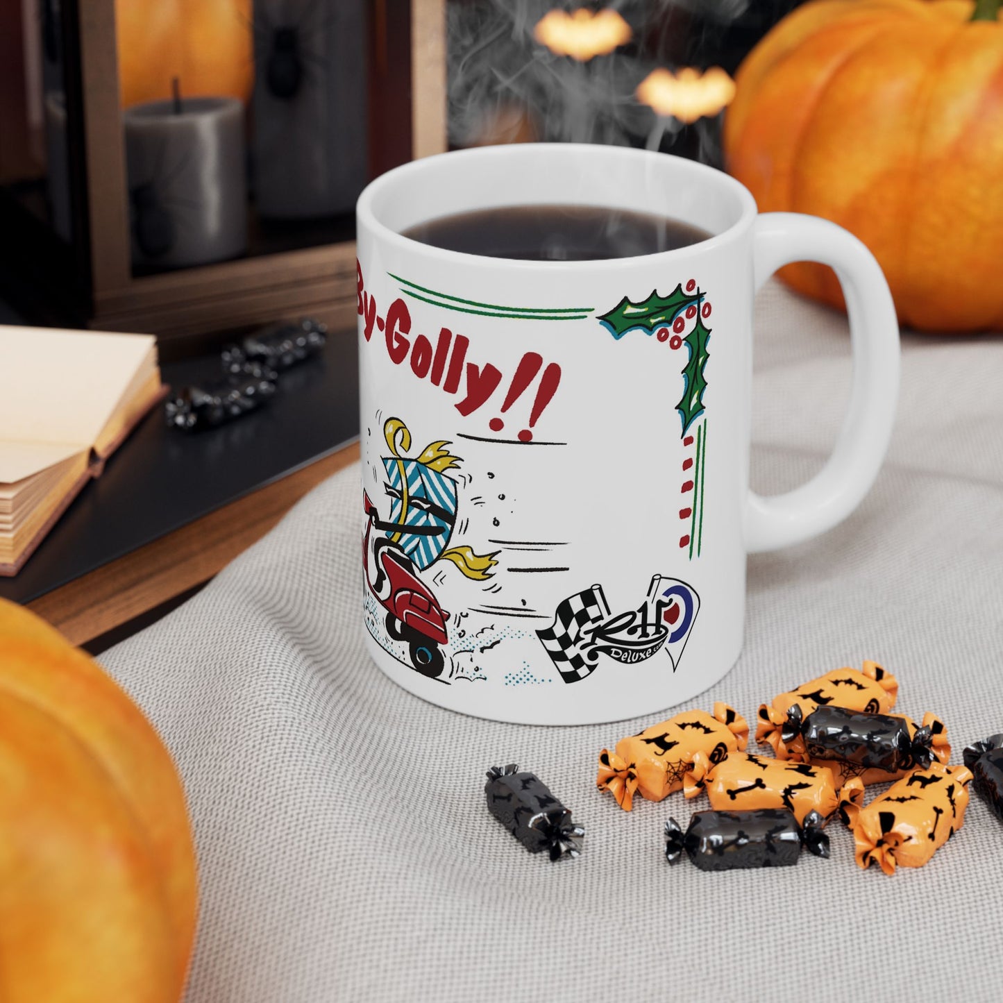 HOLLY JOLLY BY-GOLLY 11oz Mug
