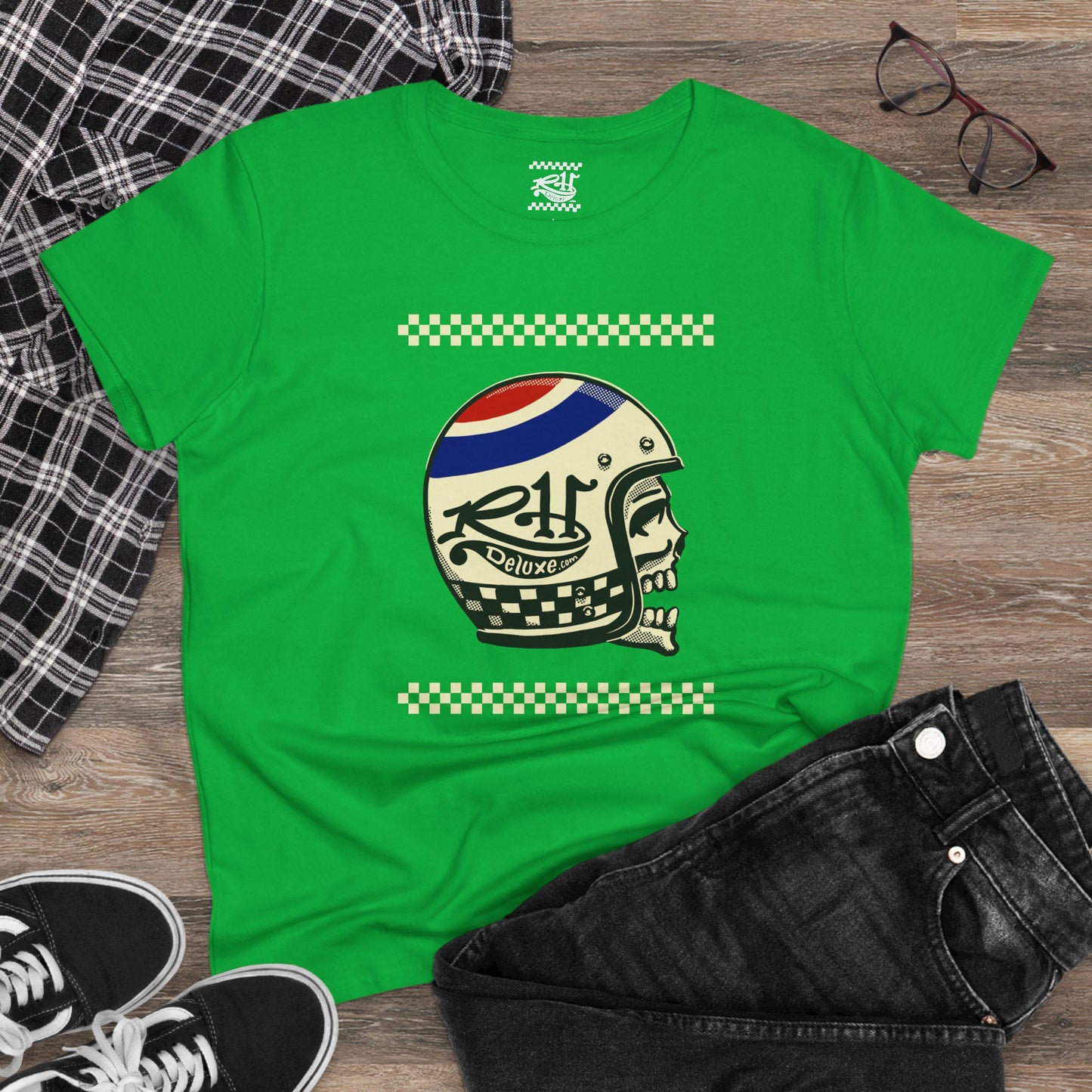 Skull MOD Helmet - Women's Midweight Cotton Tee