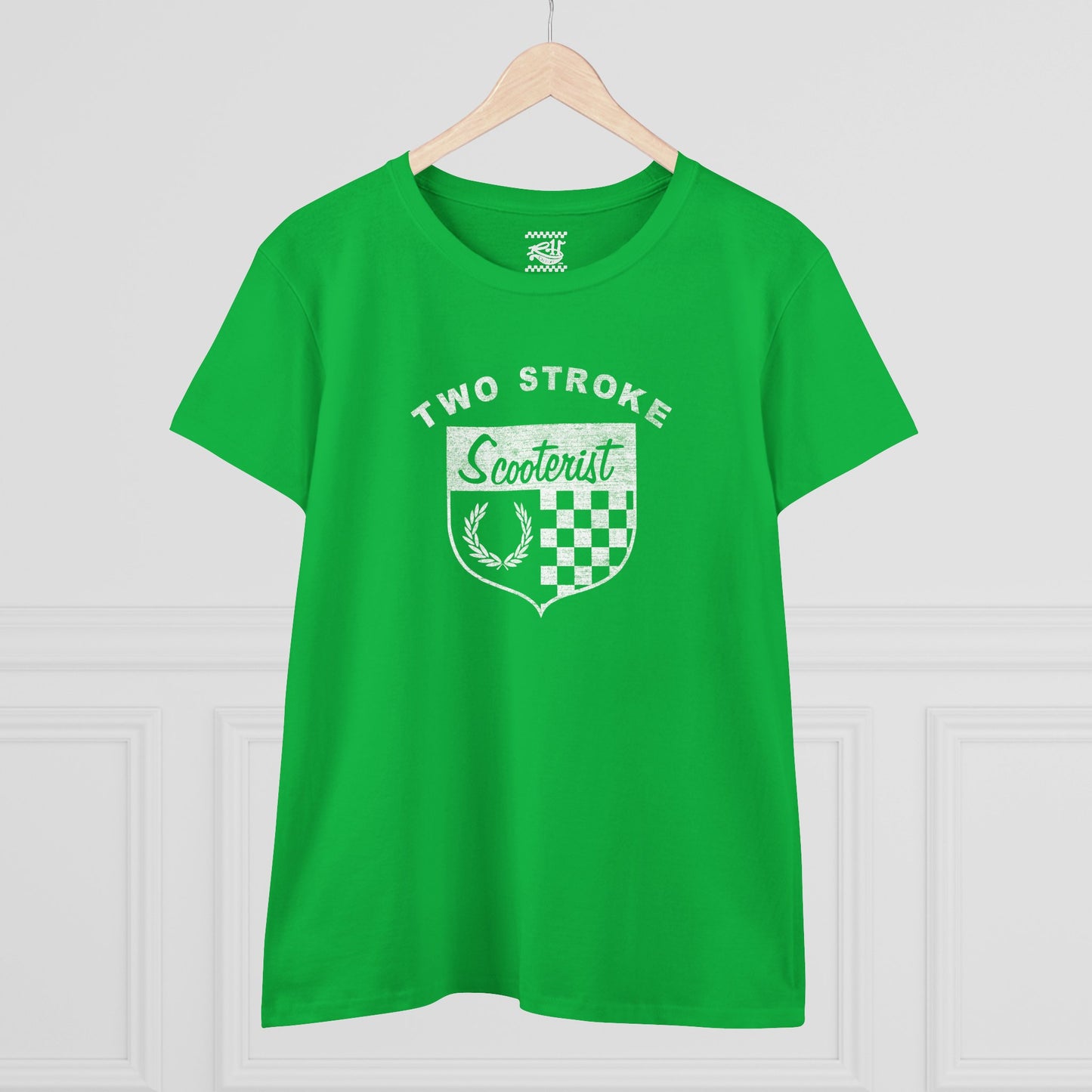 Two Stroke Scooterist - Women's Midweight Cotton Tee