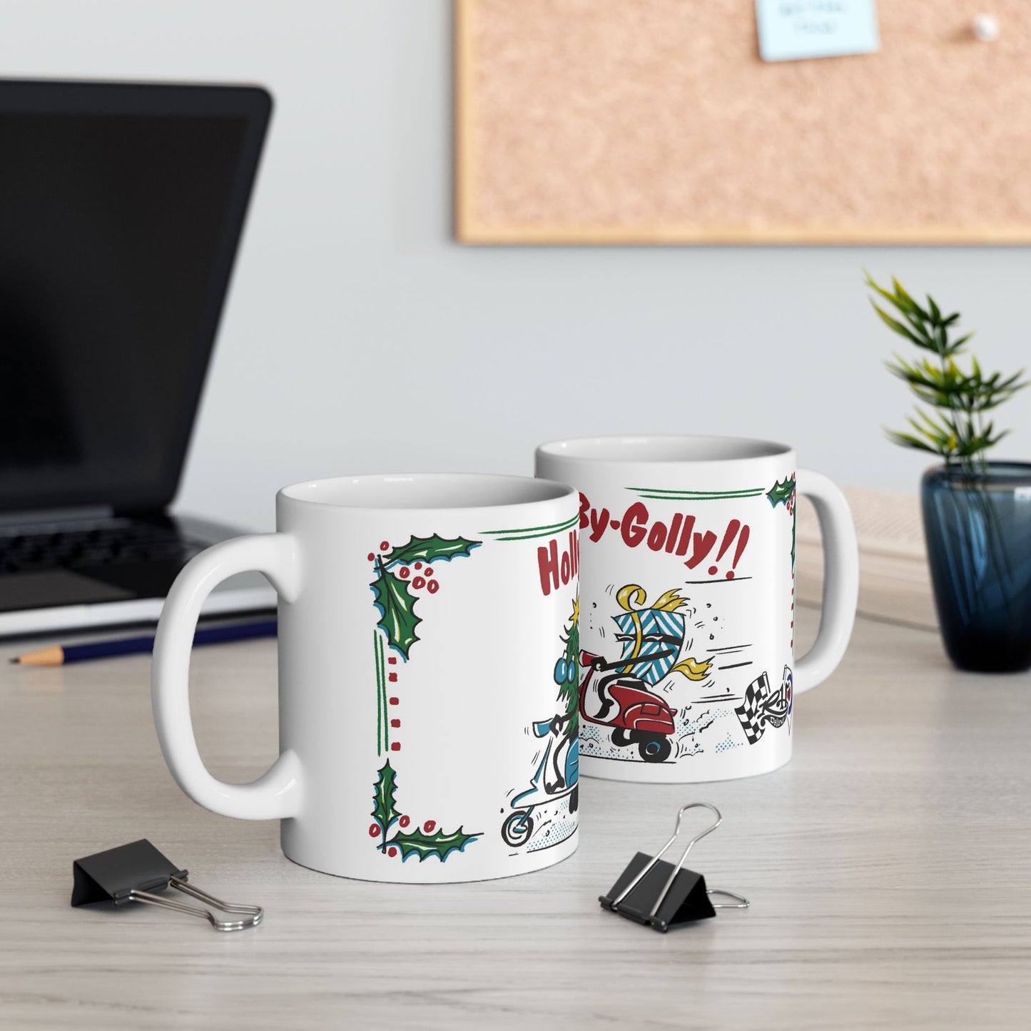 HOLLY JOLLY BY-GOLLY 11oz Mug