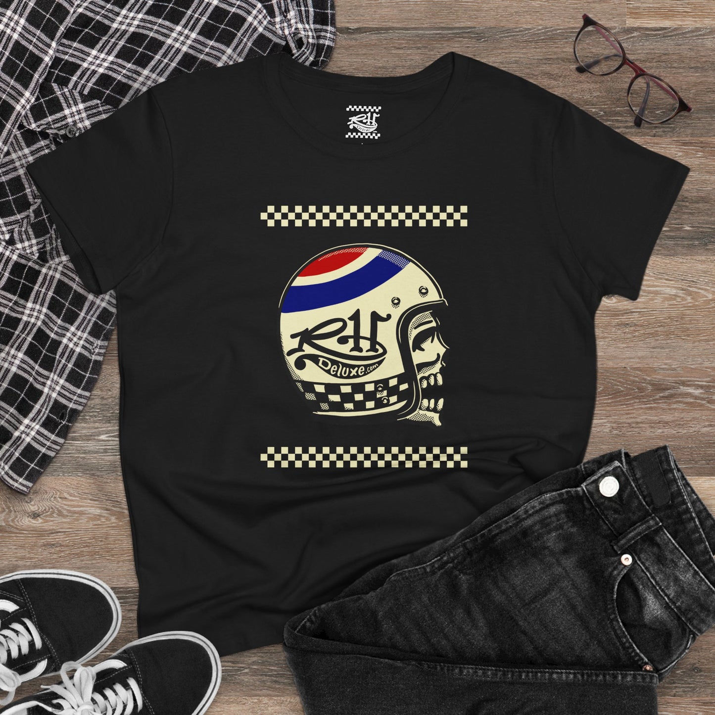 Skull MOD Helmet - Women's Midweight Cotton Tee