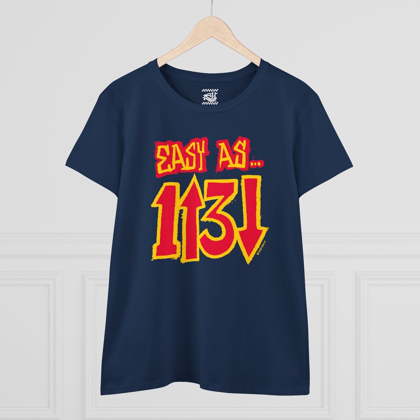 Easy as 1 up 3 down - Women's Midweight Cotton Tee