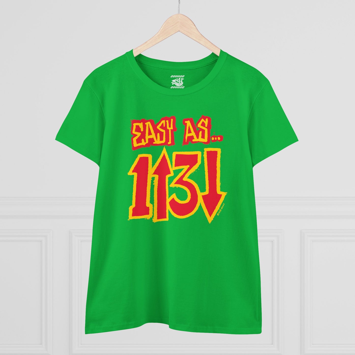Easy as 1 up 3 down - Women's Midweight Cotton Tee