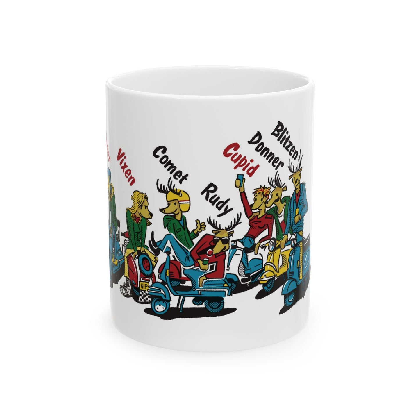 NORTH POLE SCOOTER CLUB 11oz Mug