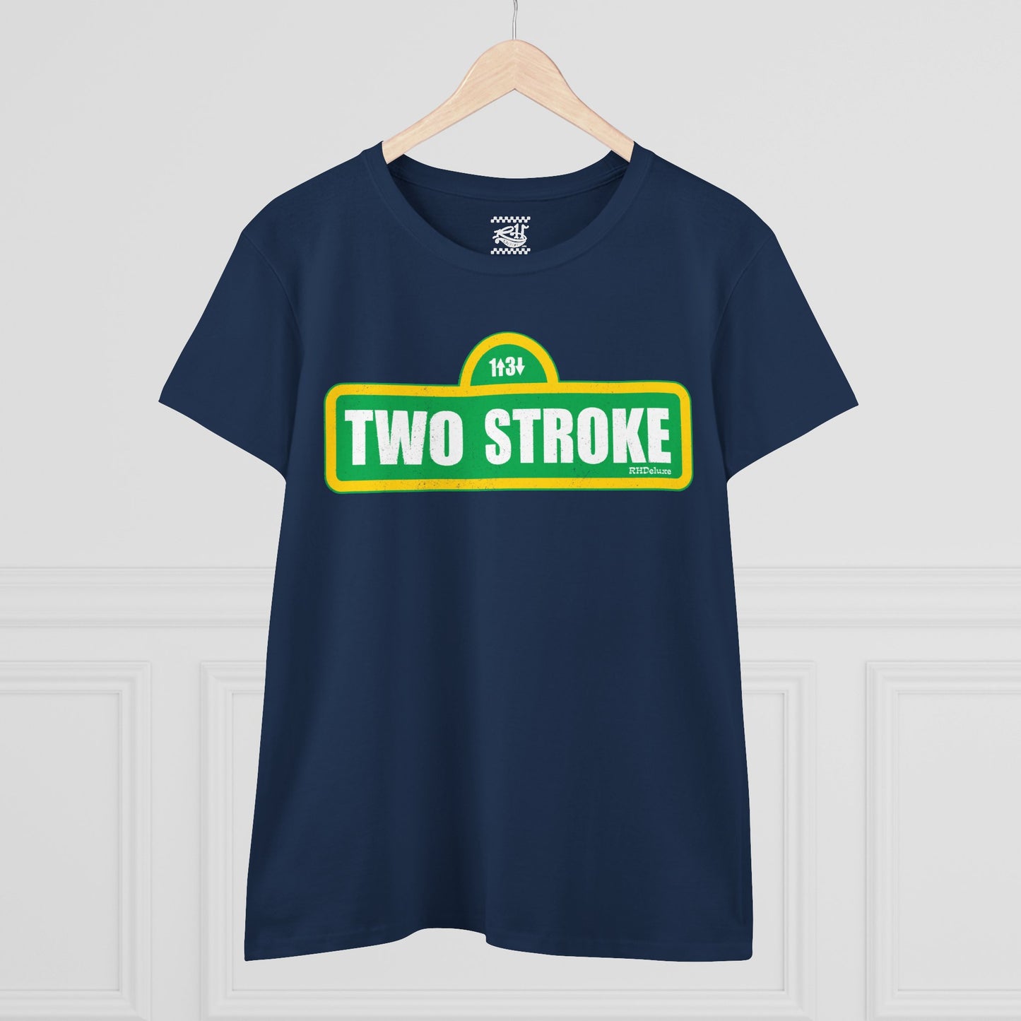 Two Stroke Street - Women's Midweight Cotton Tee