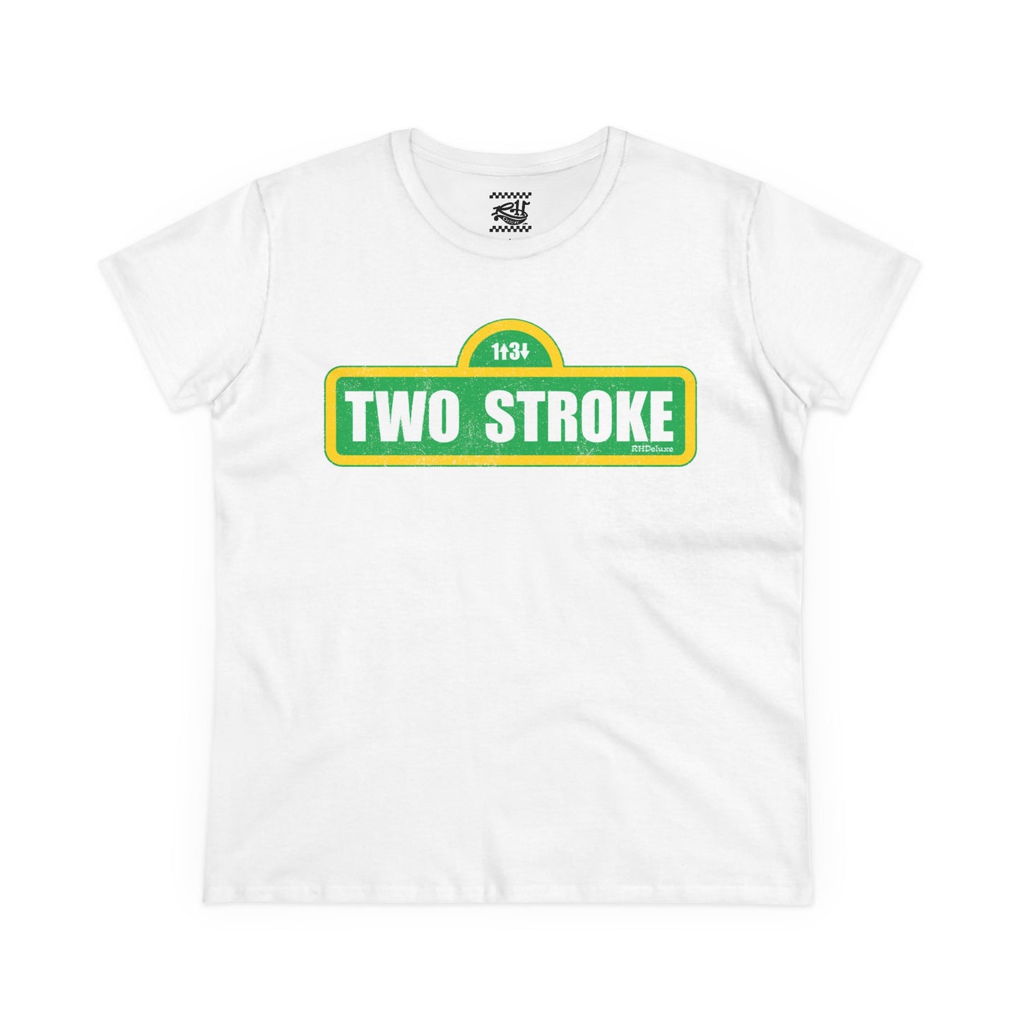 Two Stroke Street - Women's Midweight Cotton Tee