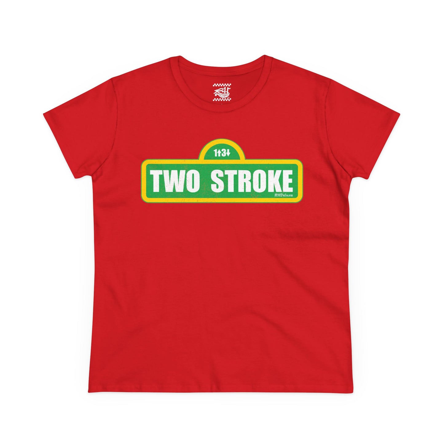 Two Stroke Street - Women's Midweight Cotton Tee