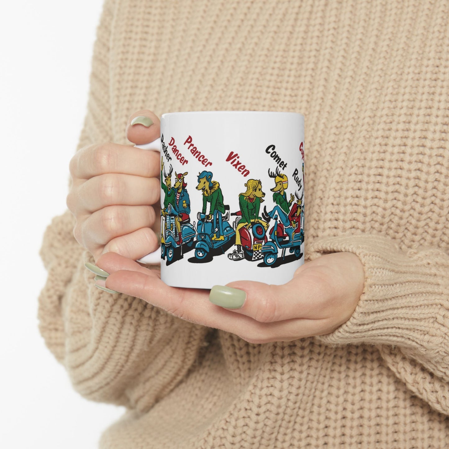 NORTH POLE SCOOTER CLUB 11oz Mug
