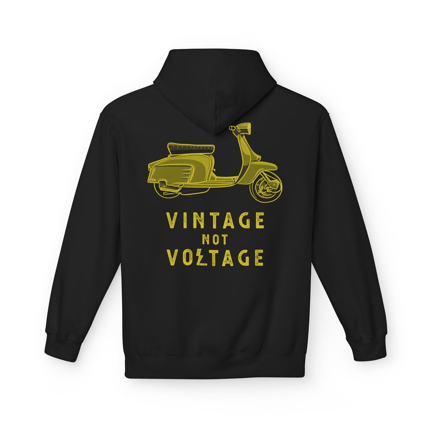 VINTAGE NOT VOLTAGE - LAMBRETTA - PULL OVER HOODIE