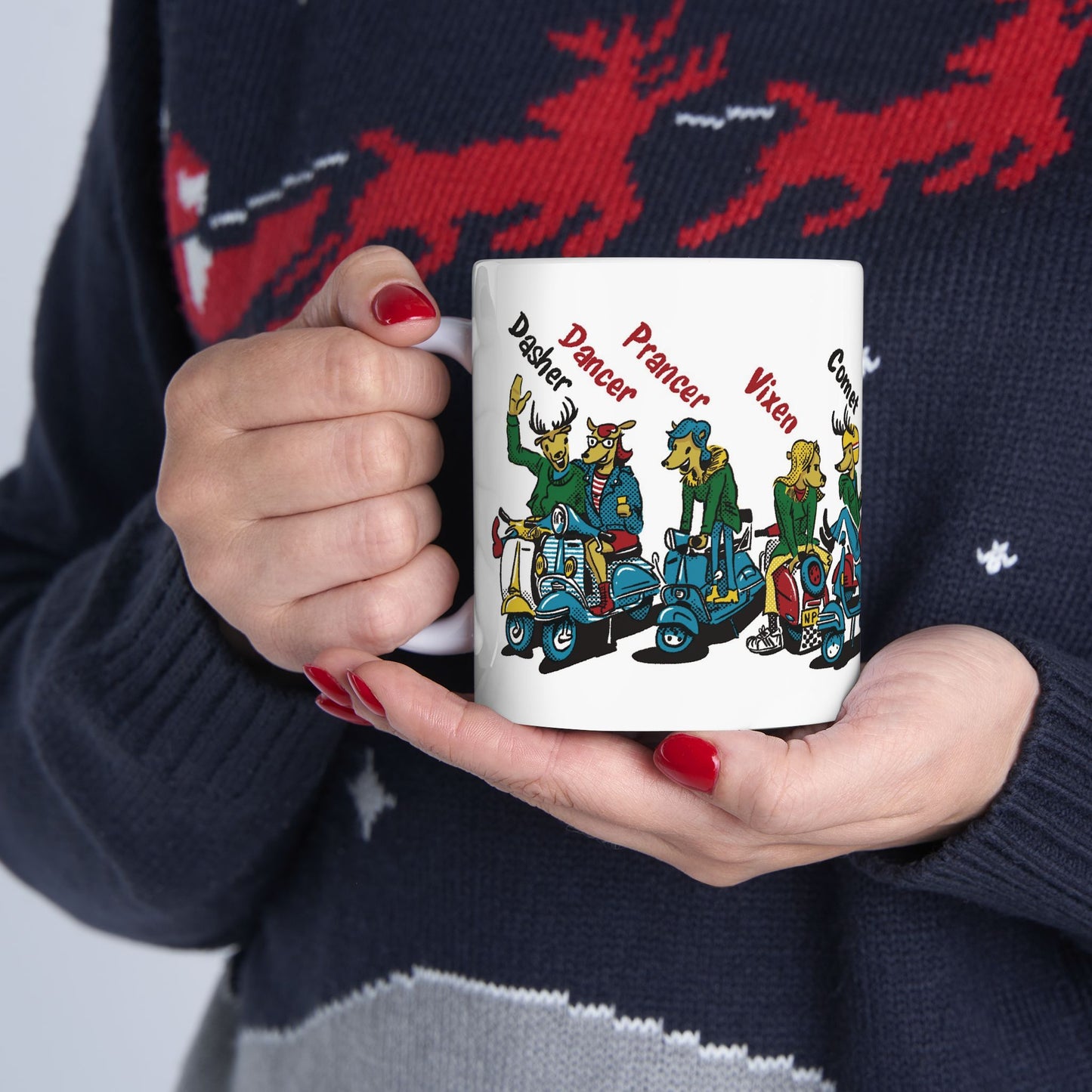 NORTH POLE SCOOTER CLUB 11oz Mug
