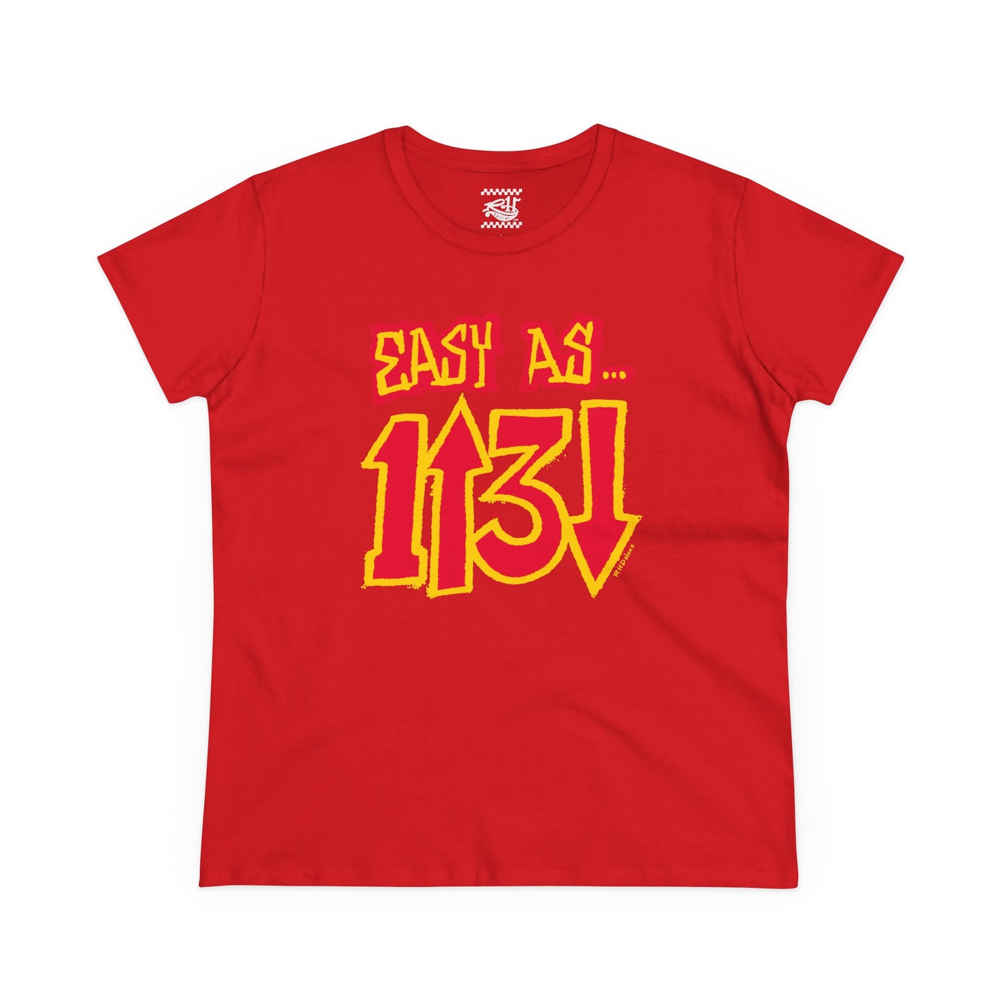 Easy as 1 up 3 down - Women's Midweight Cotton Tee