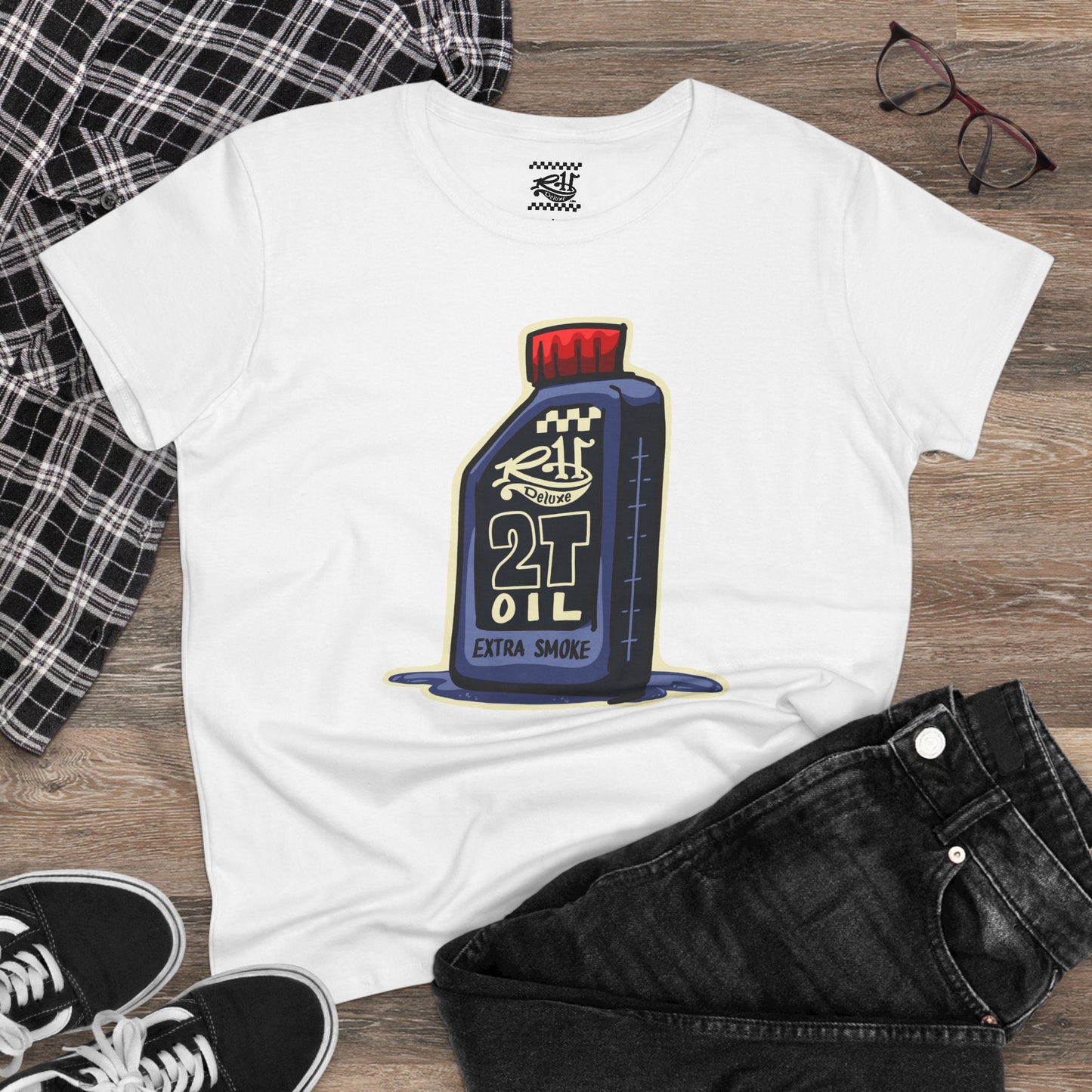 2T Oil - Extra Smoke - Women's Midweight Cotton Tee