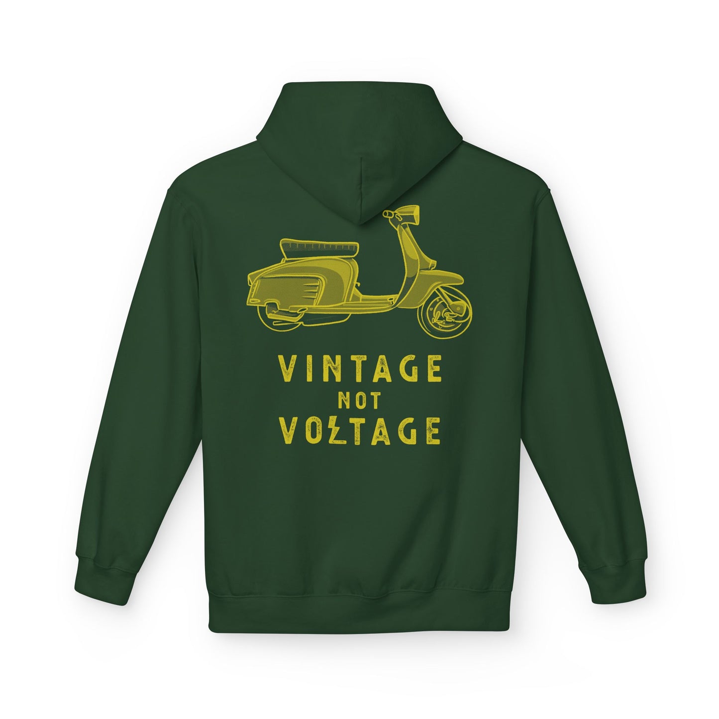 VINTAGE NOT VOLTAGE - LAMBRETTA - PULL OVER HOODIE