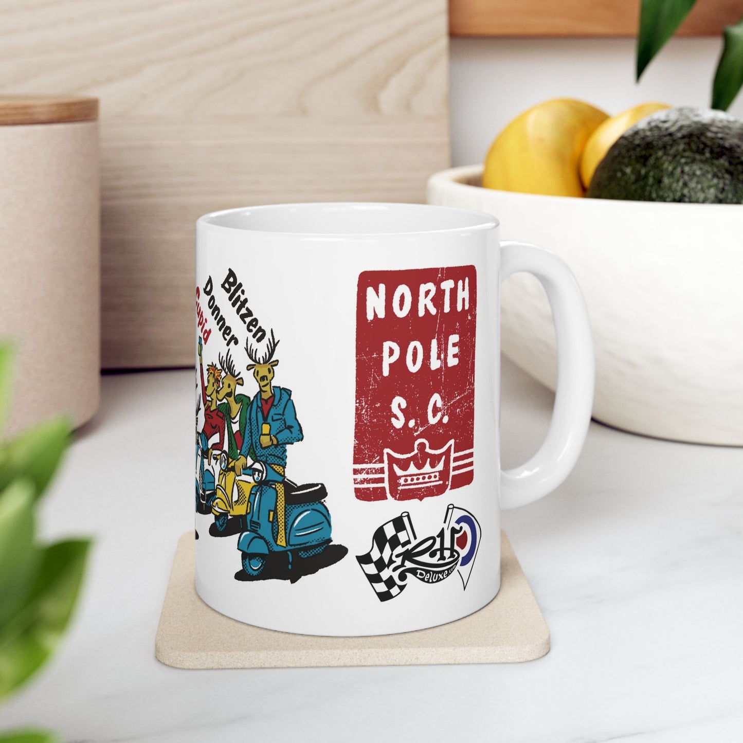 NORTH POLE SCOOTER CLUB 11oz Mug