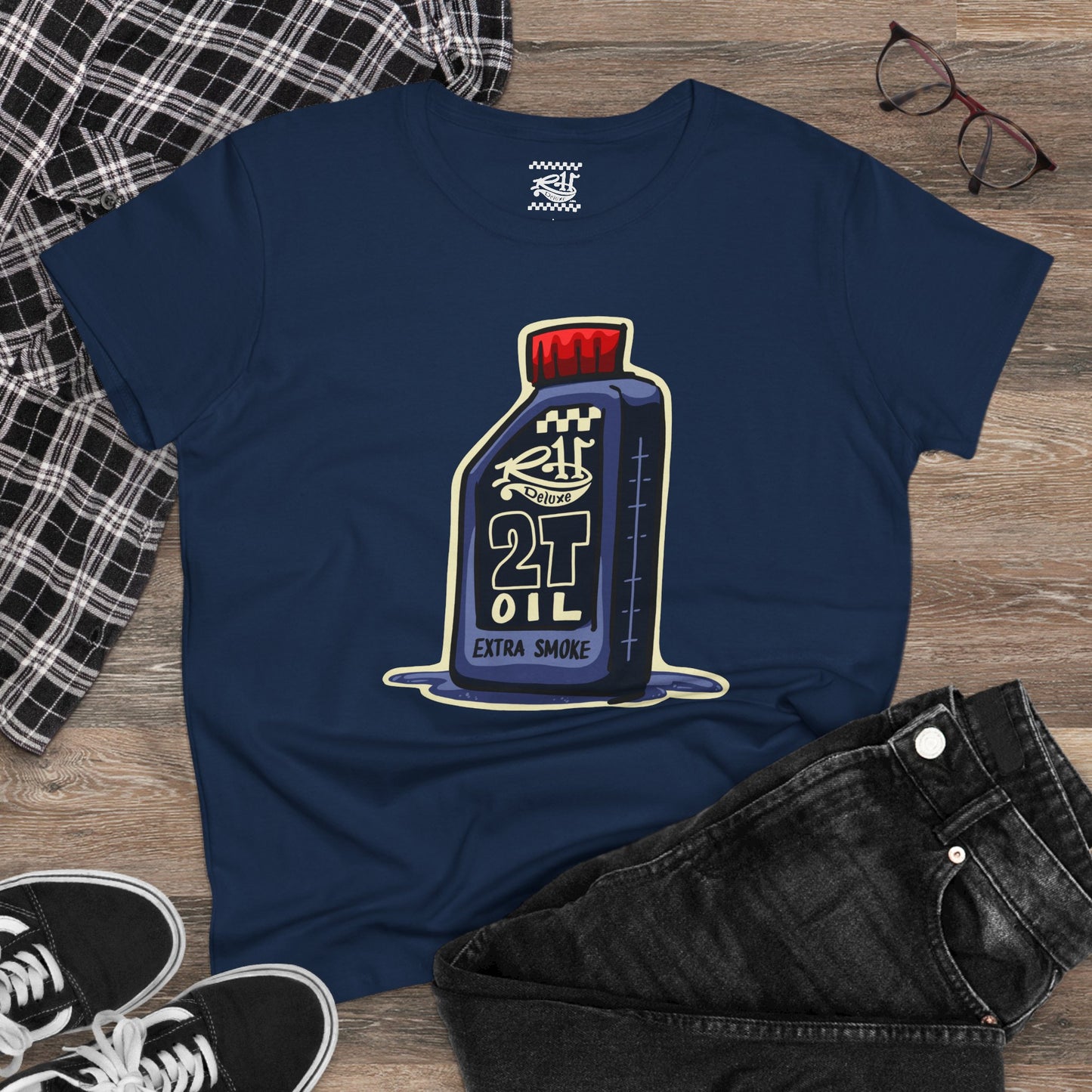 2T Oil - Extra Smoke - Women's Midweight Cotton Tee