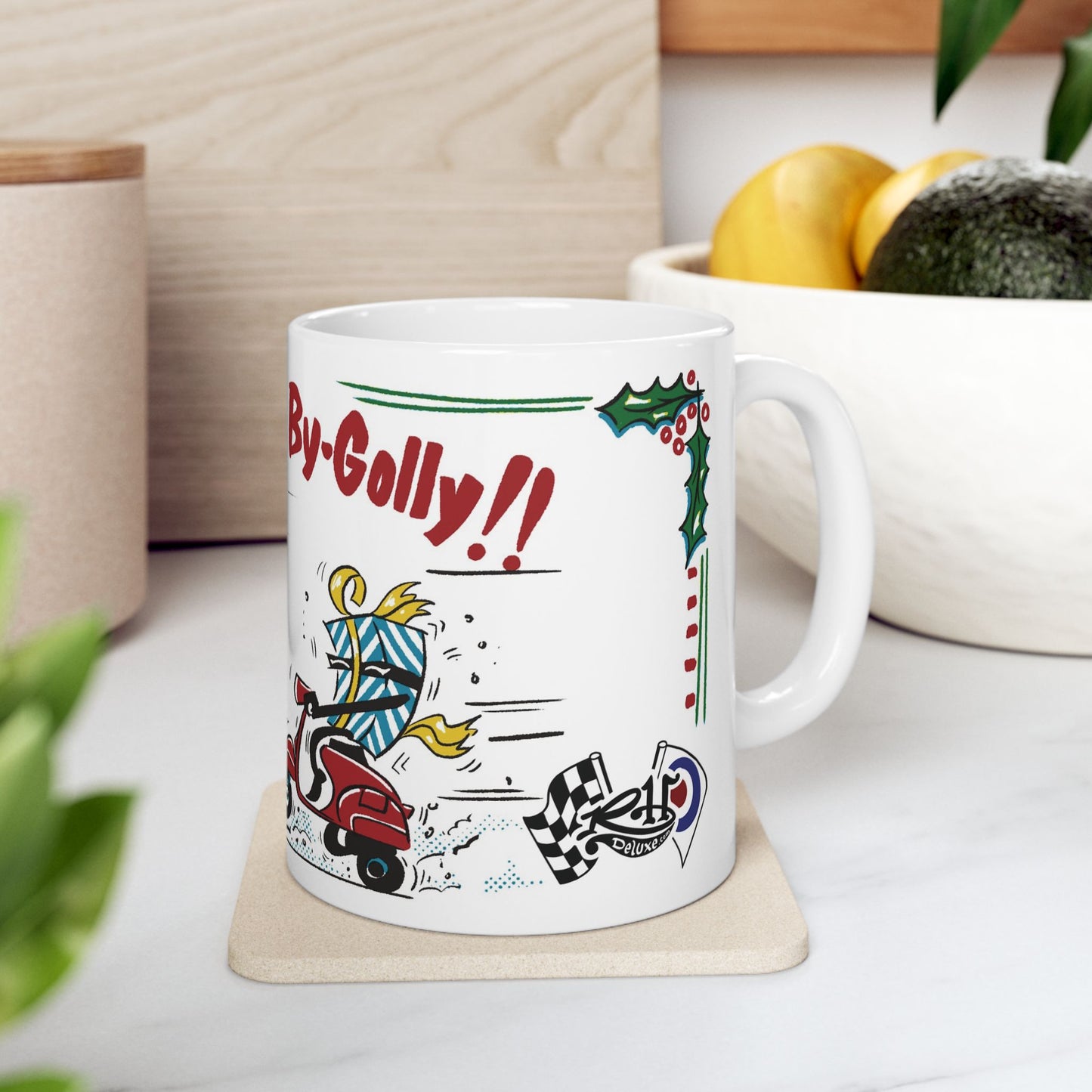 HOLLY JOLLY BY-GOLLY 11oz Mug