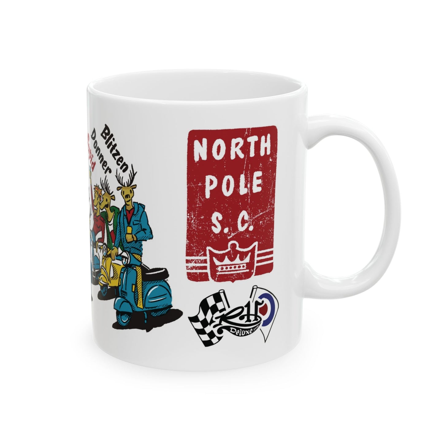 NORTH POLE SCOOTER CLUB 11oz Mug
