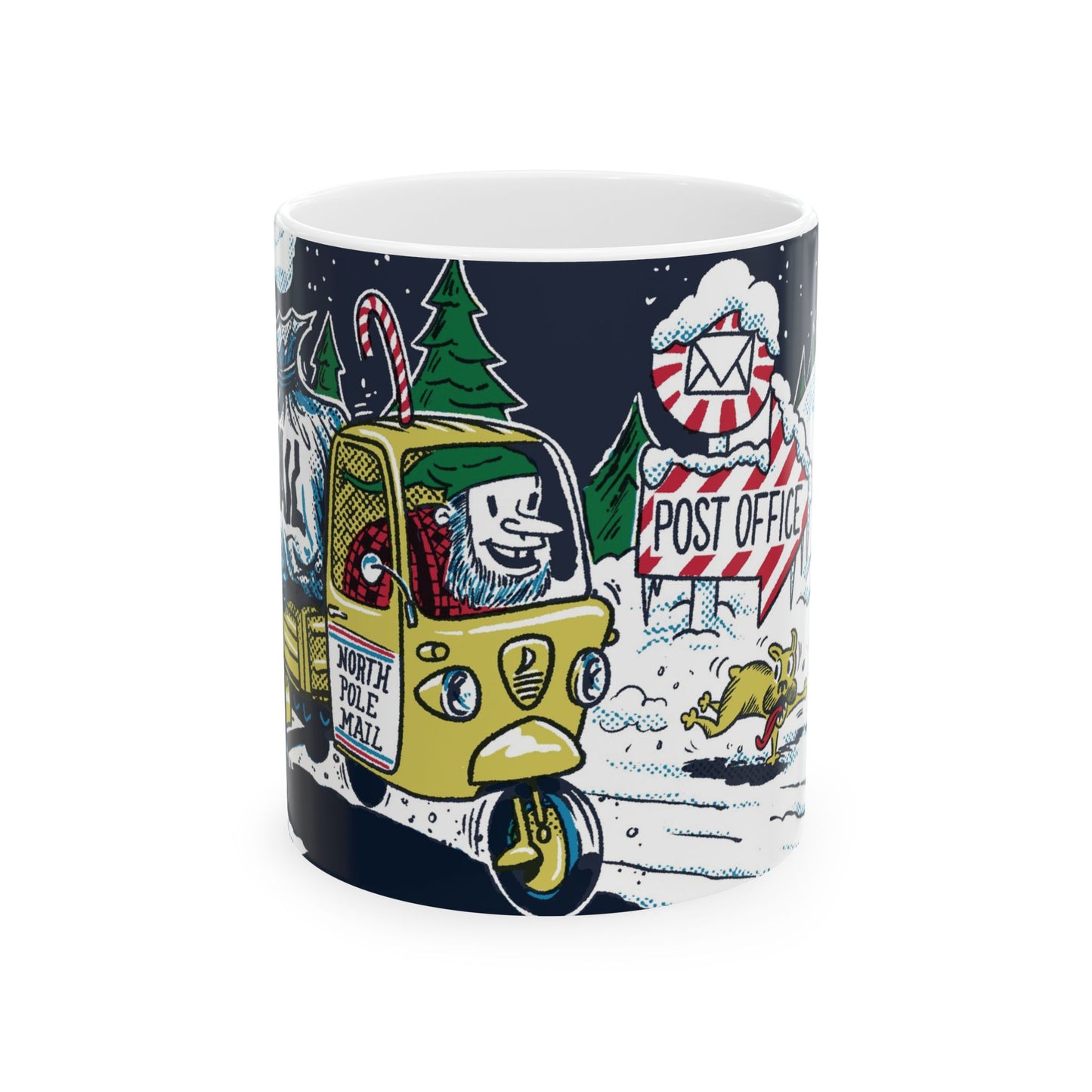 NORTH POLE MAIL LAMBRO 11oz Mug