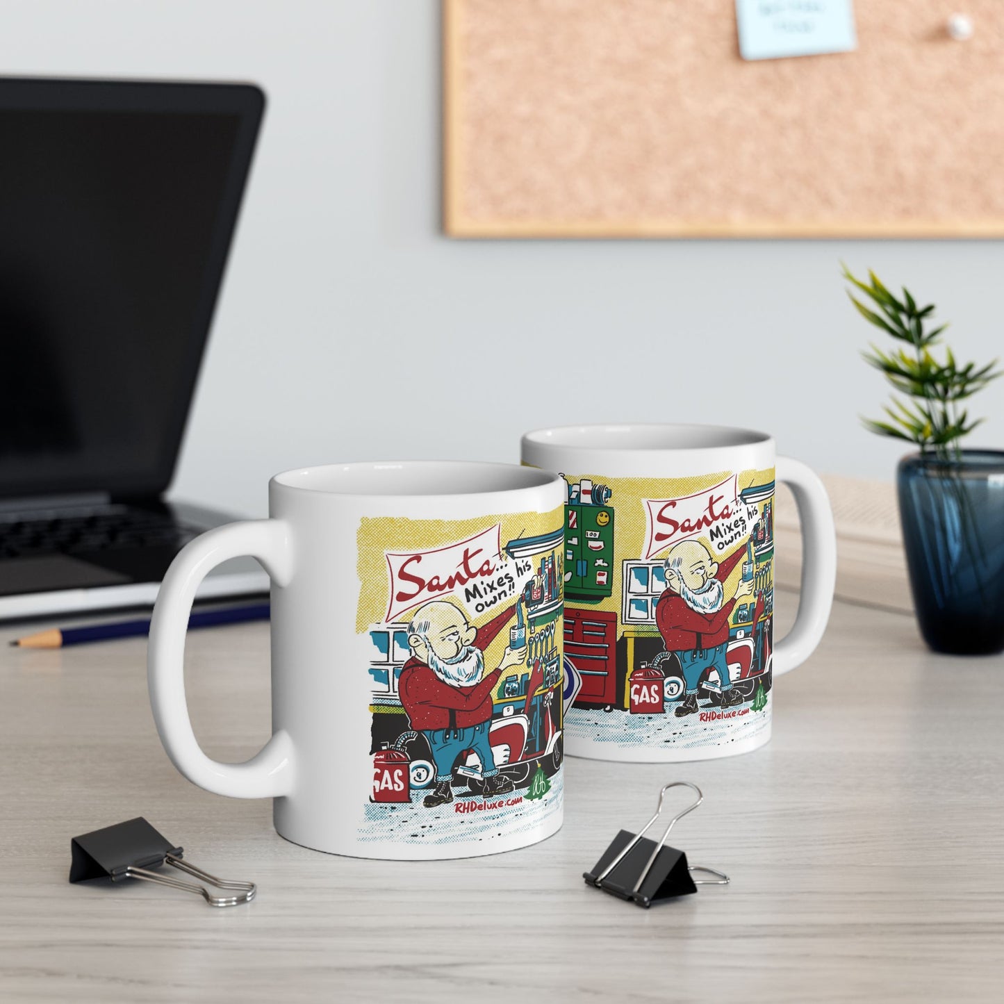 SANTA MIXES HIS OWN 11oz Mug