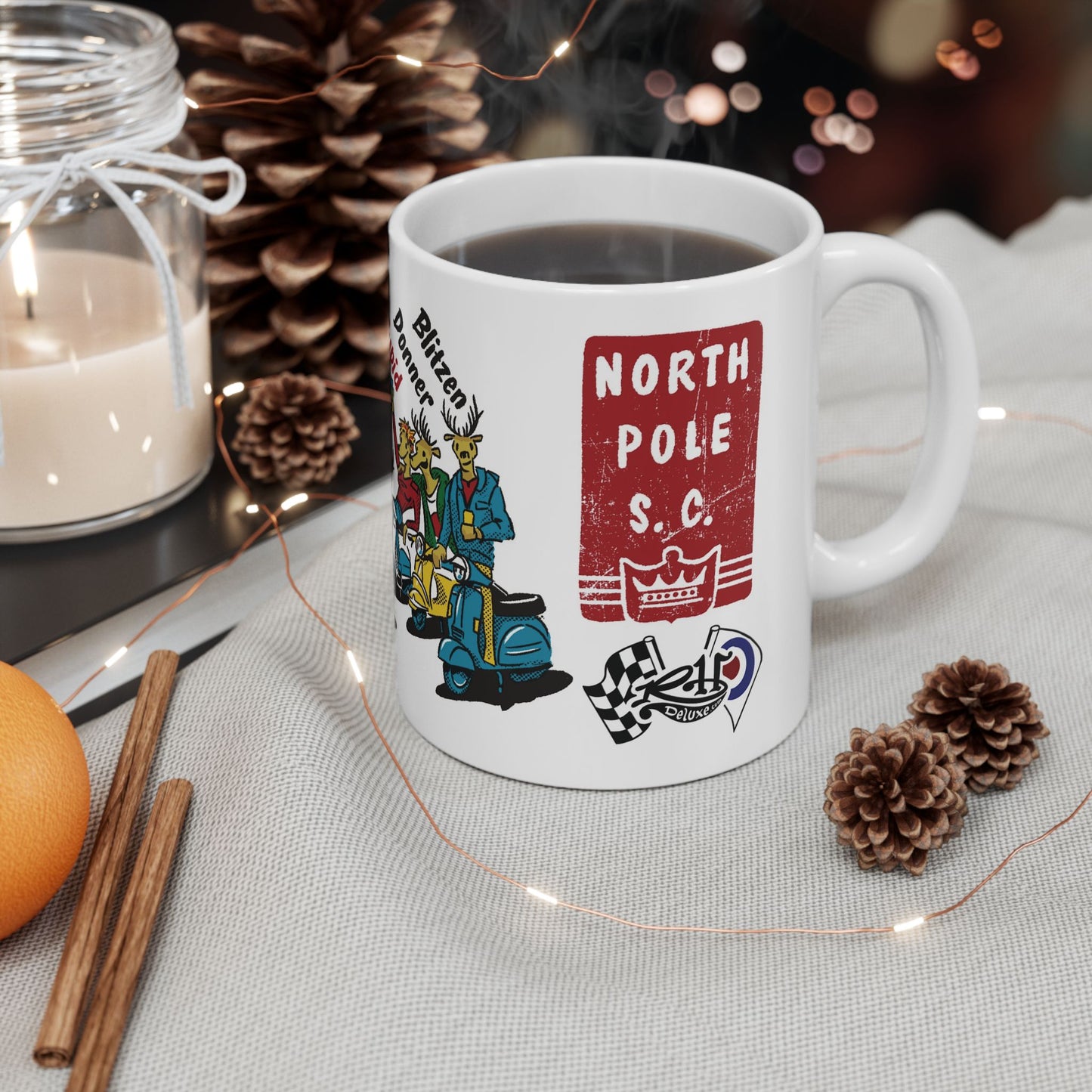 NORTH POLE SCOOTER CLUB 11oz Mug