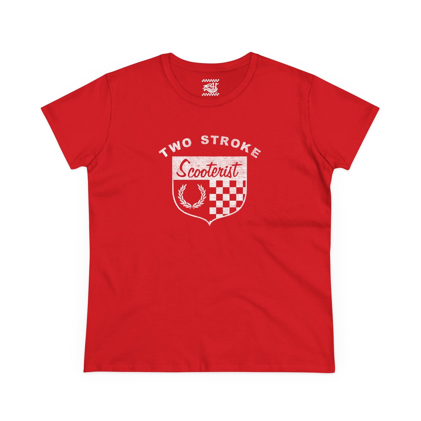 Two Stroke Scooterist - Women's Midweight Cotton Tee