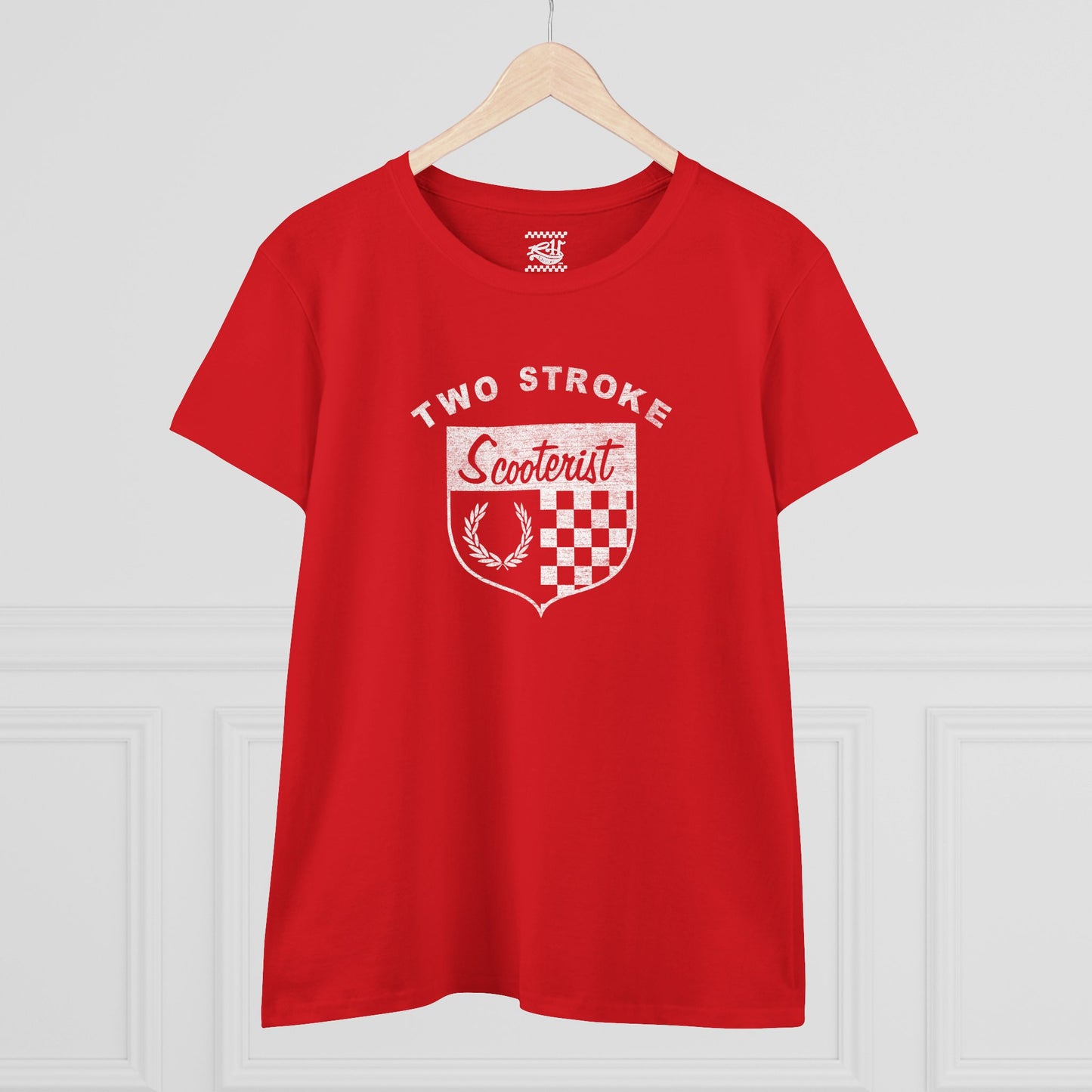 Two Stroke Scooterist - Women's Midweight Cotton Tee