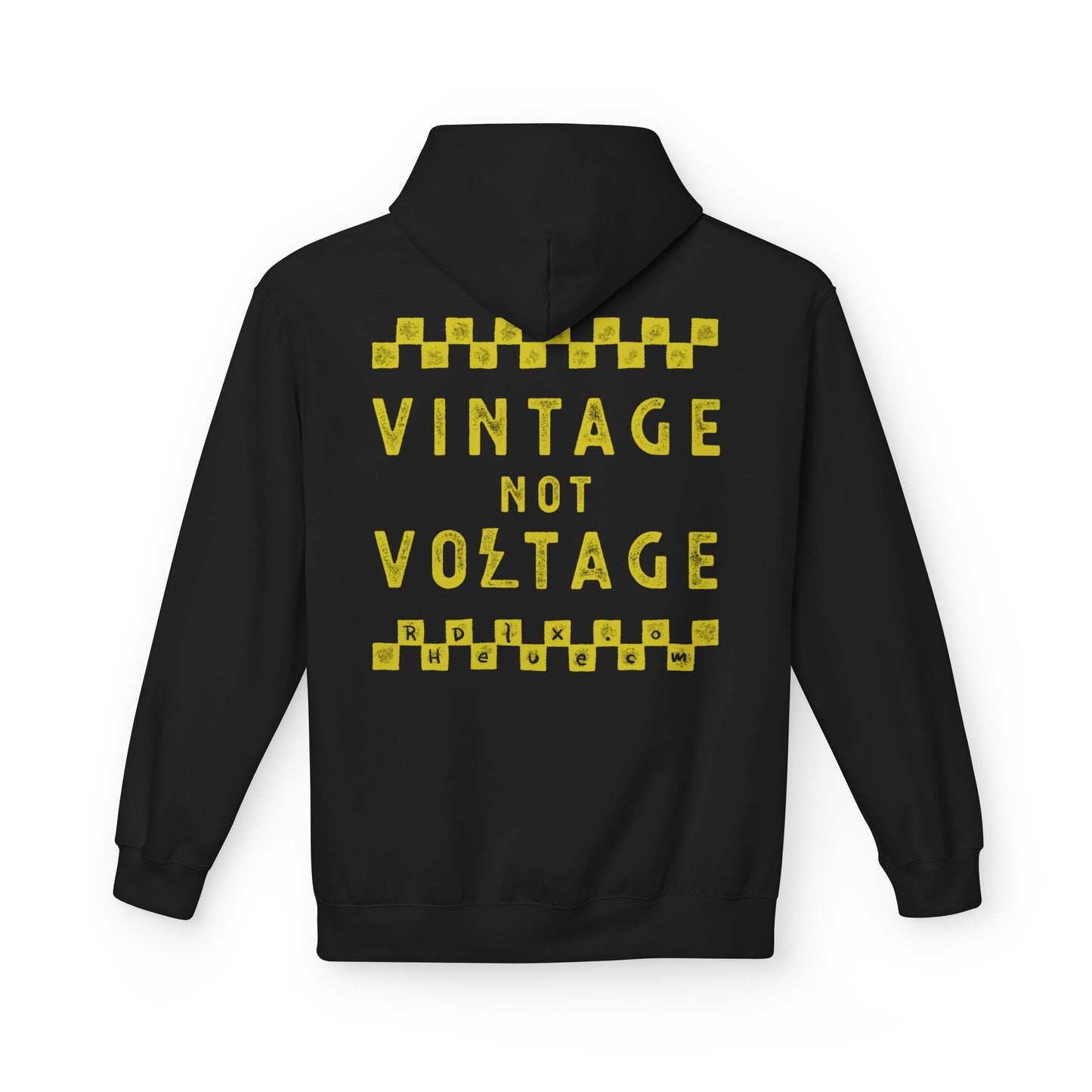 VINTAGE NOT VOLTAGE - PULL OVER HOODIE
