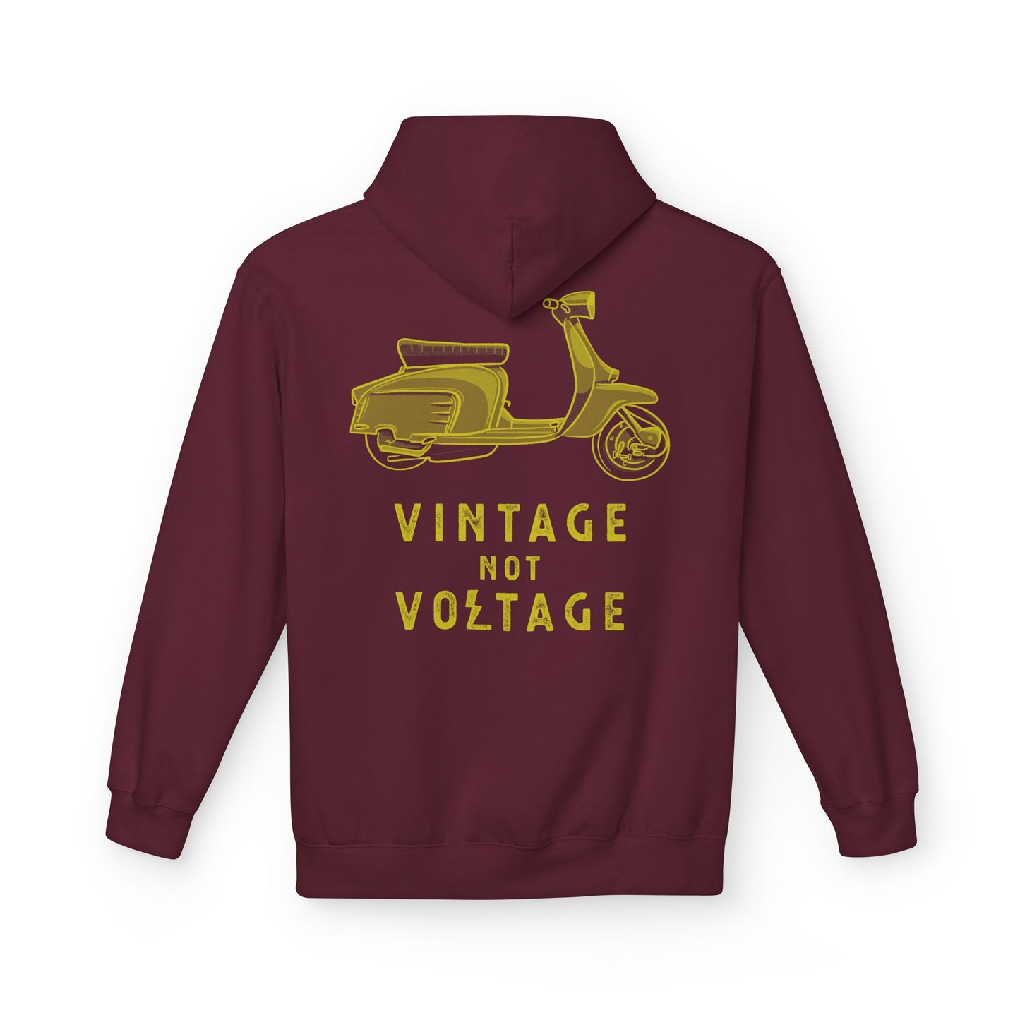 VINTAGE NOT VOLTAGE - LAMBRETTA - PULL OVER HOODIE