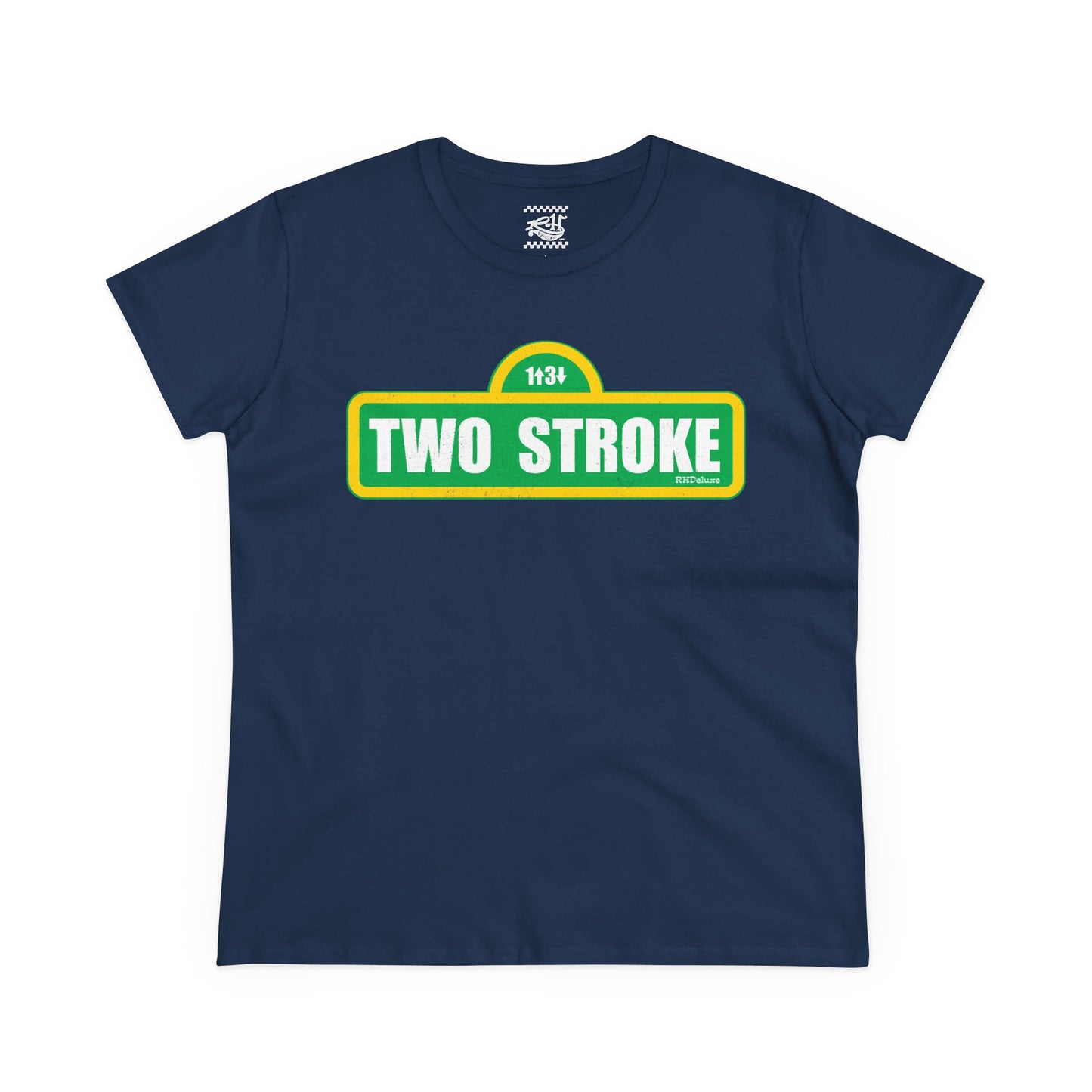 Two Stroke Street - Women's Midweight Cotton Tee