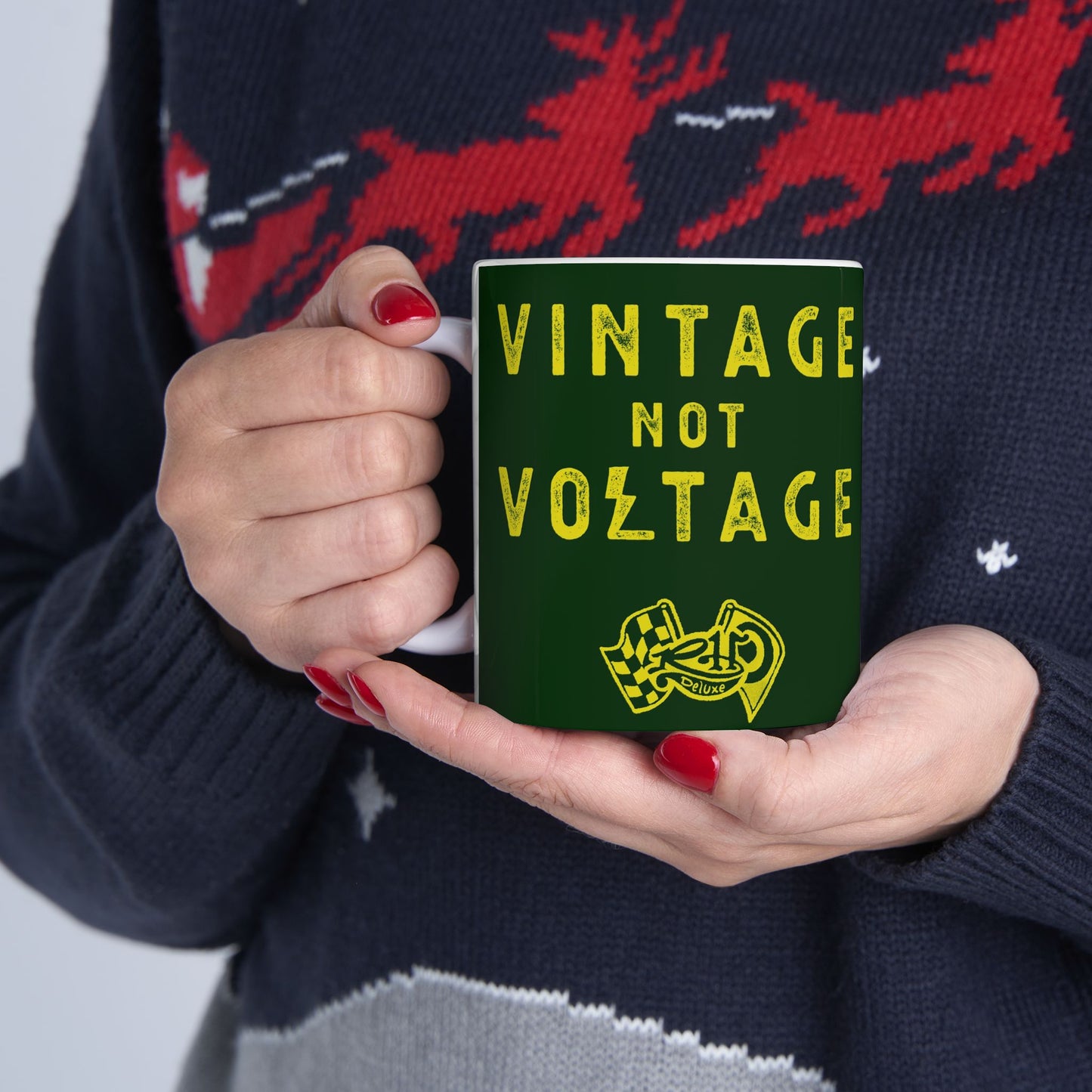 VINTAGE NOT VOLTAGE - VESPA 11oz Mug
