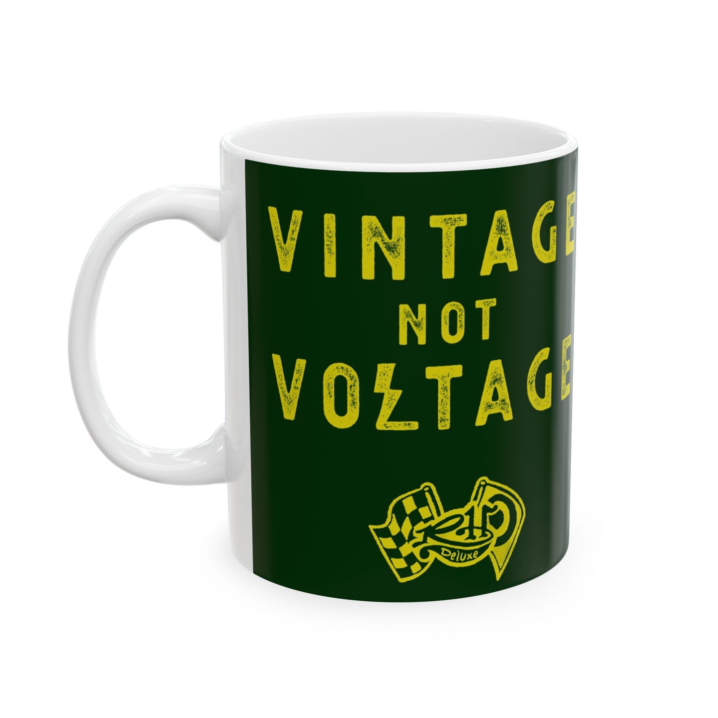 VINTAGE NOT VOLTAGE - VESPA 11oz Mug