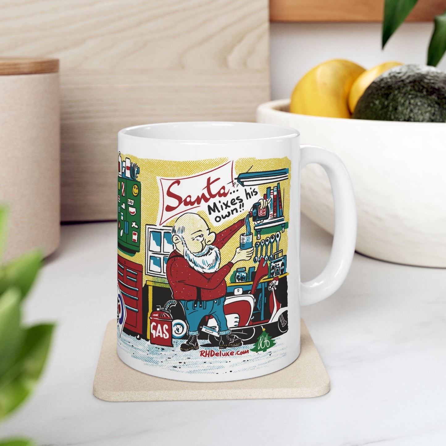 SANTA MIXES HIS OWN 11oz Mug