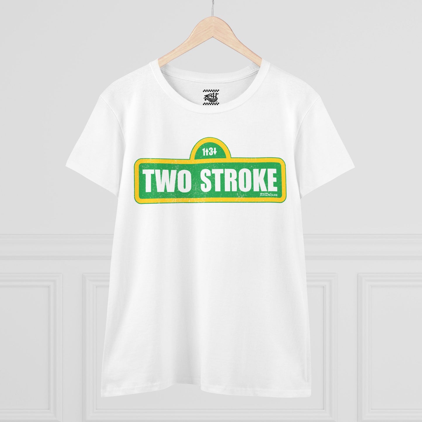 Two Stroke Street - Women's Midweight Cotton Tee