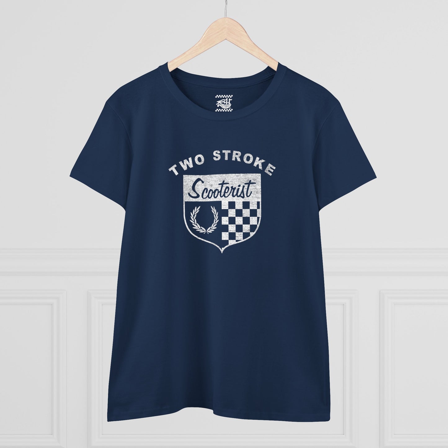 Two Stroke Scooterist - Women's Midweight Cotton Tee