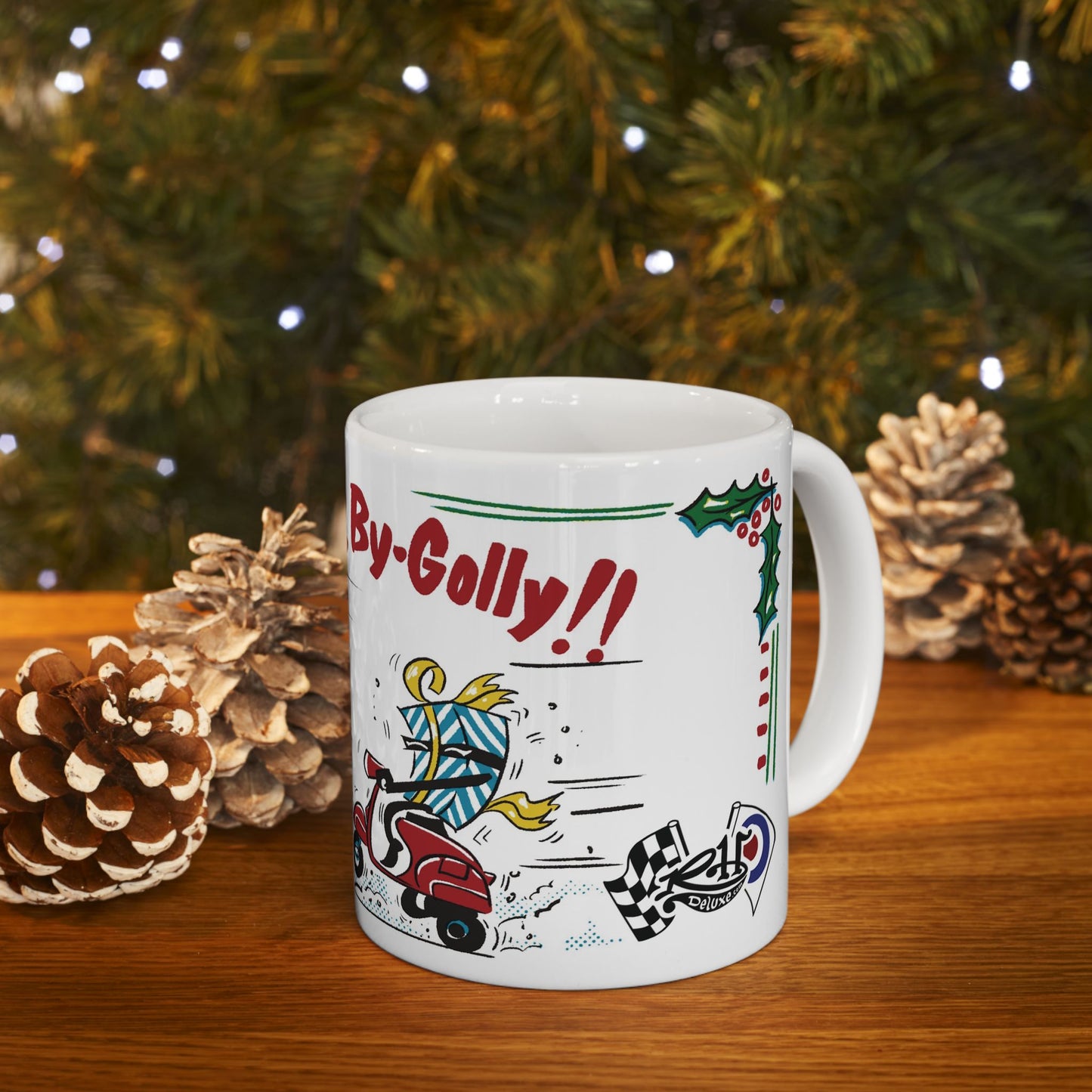 HOLLY JOLLY BY-GOLLY 11oz Mug