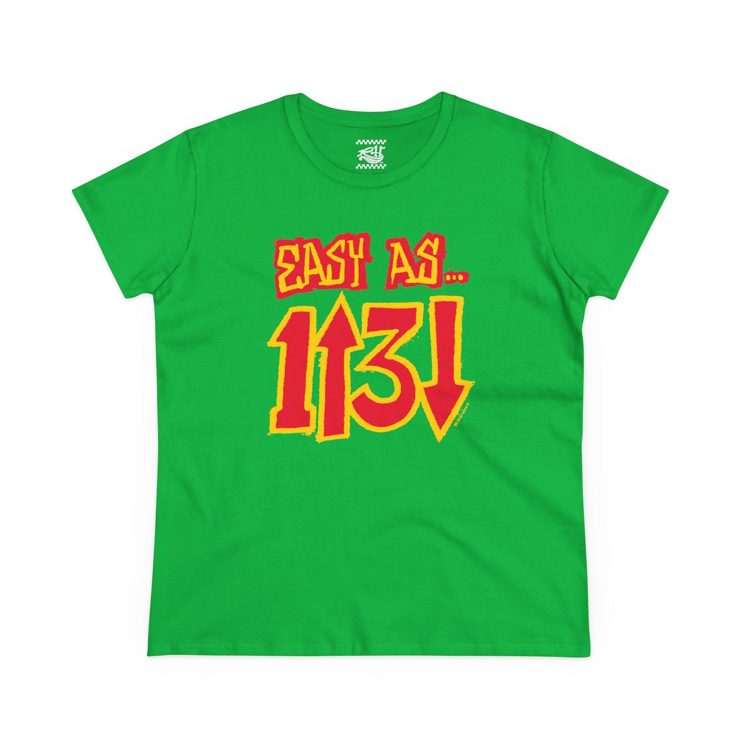 Easy as 1 up 3 down - Women's Midweight Cotton Tee