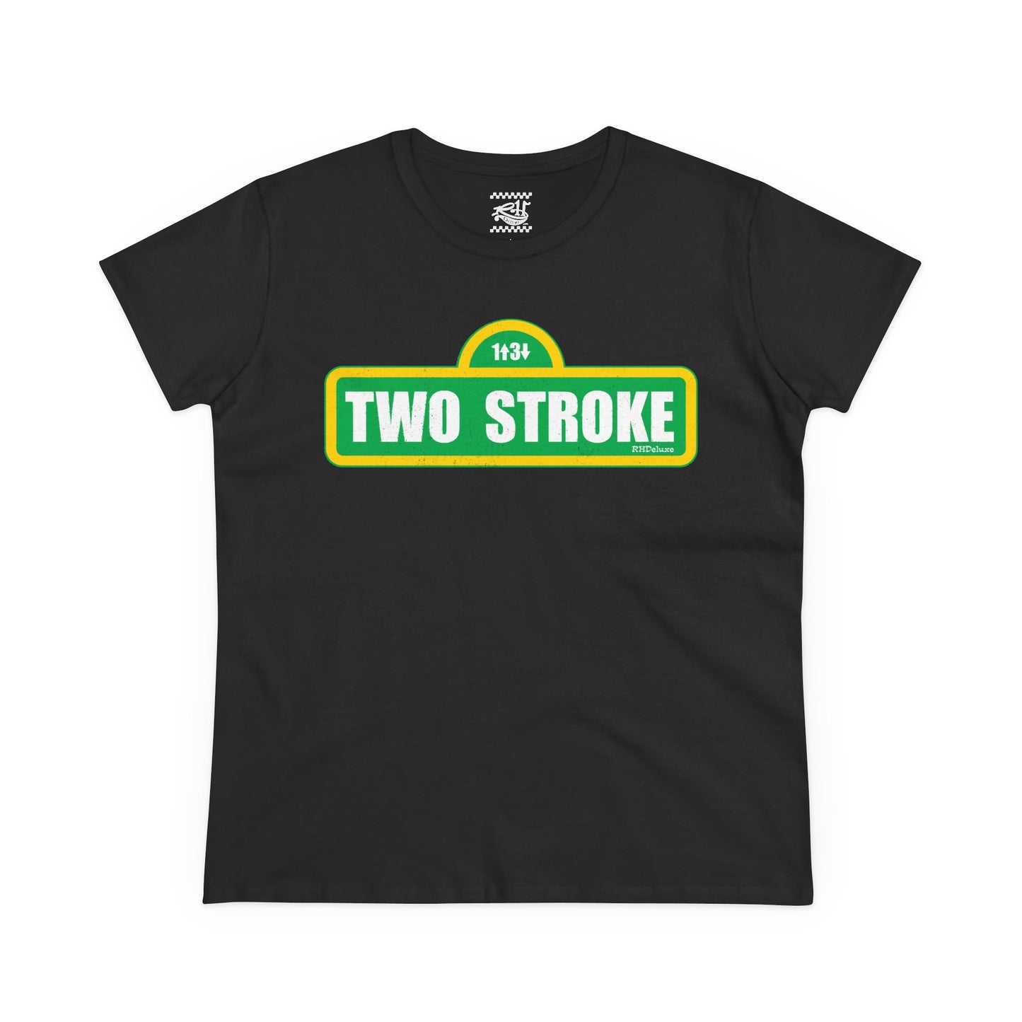Two Stroke Street - Women's Midweight Cotton Tee