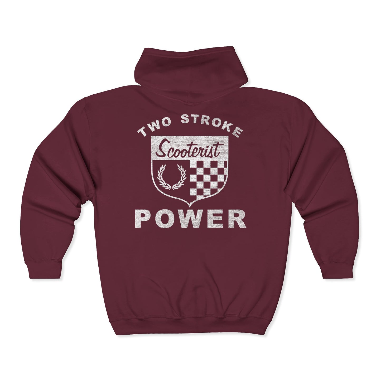 TWO STROKE POWER - FULL ZIP HOODIE