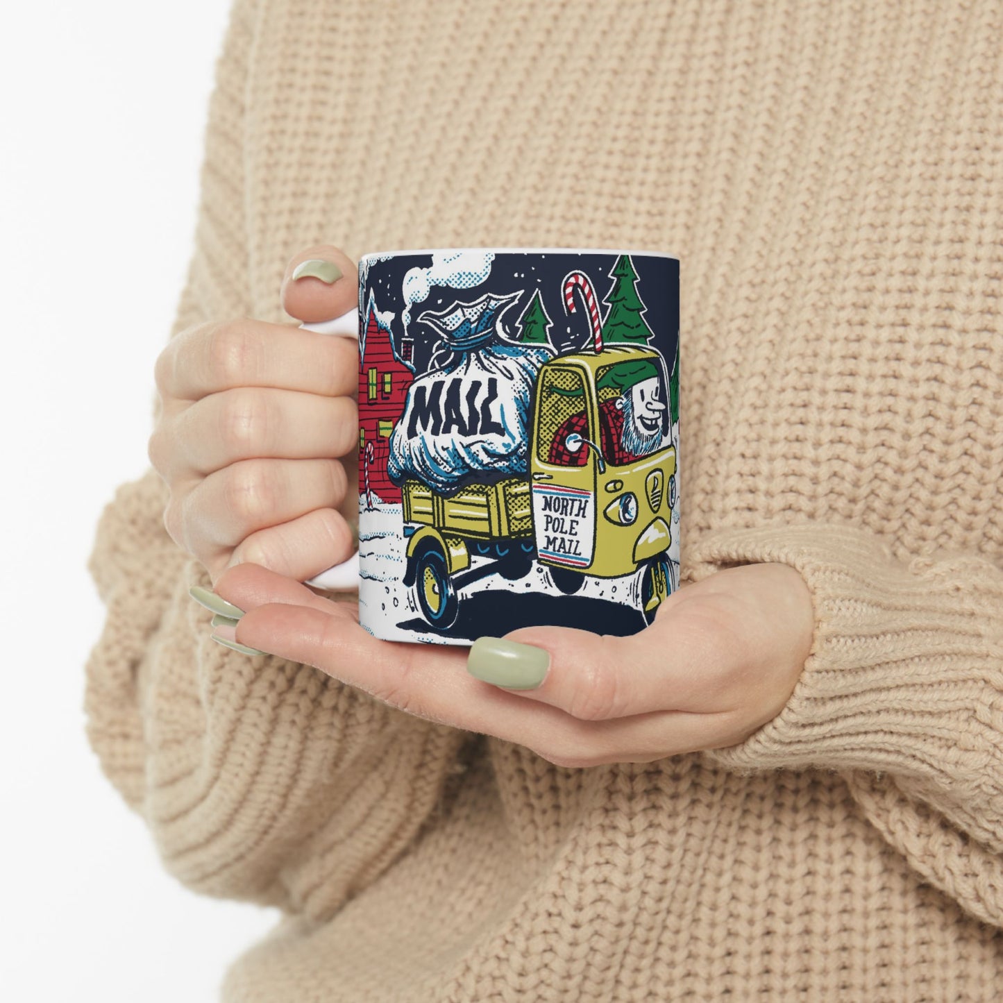 NORTH POLE MAIL LAMBRO 11oz Mug