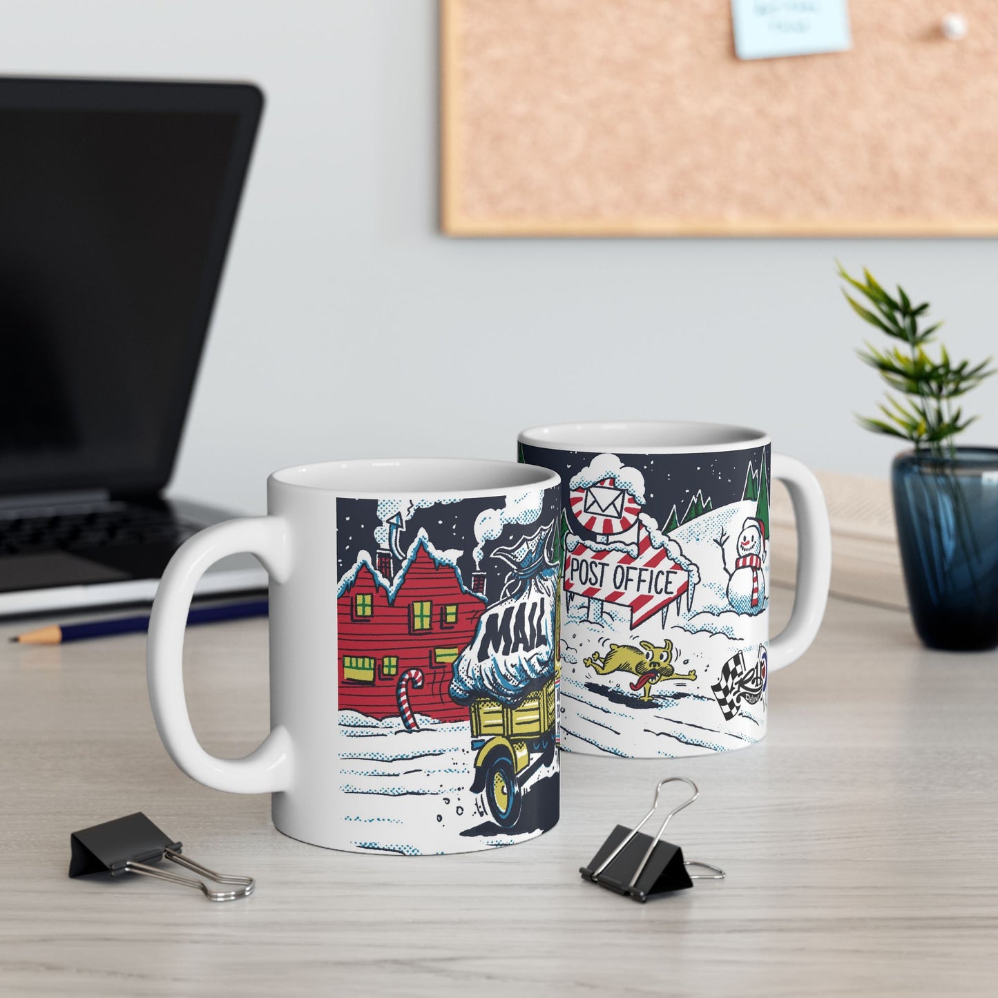 NORTH POLE MAIL LAMBRO 11oz Mug