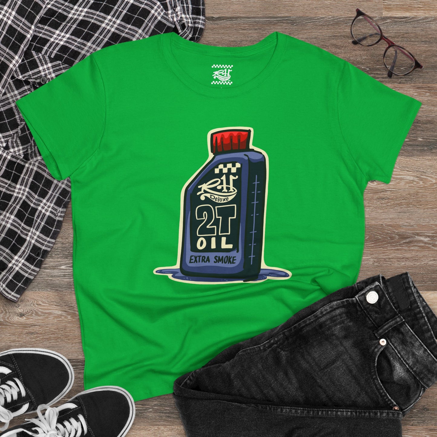 2T Oil - Extra Smoke - Women's Midweight Cotton Tee
