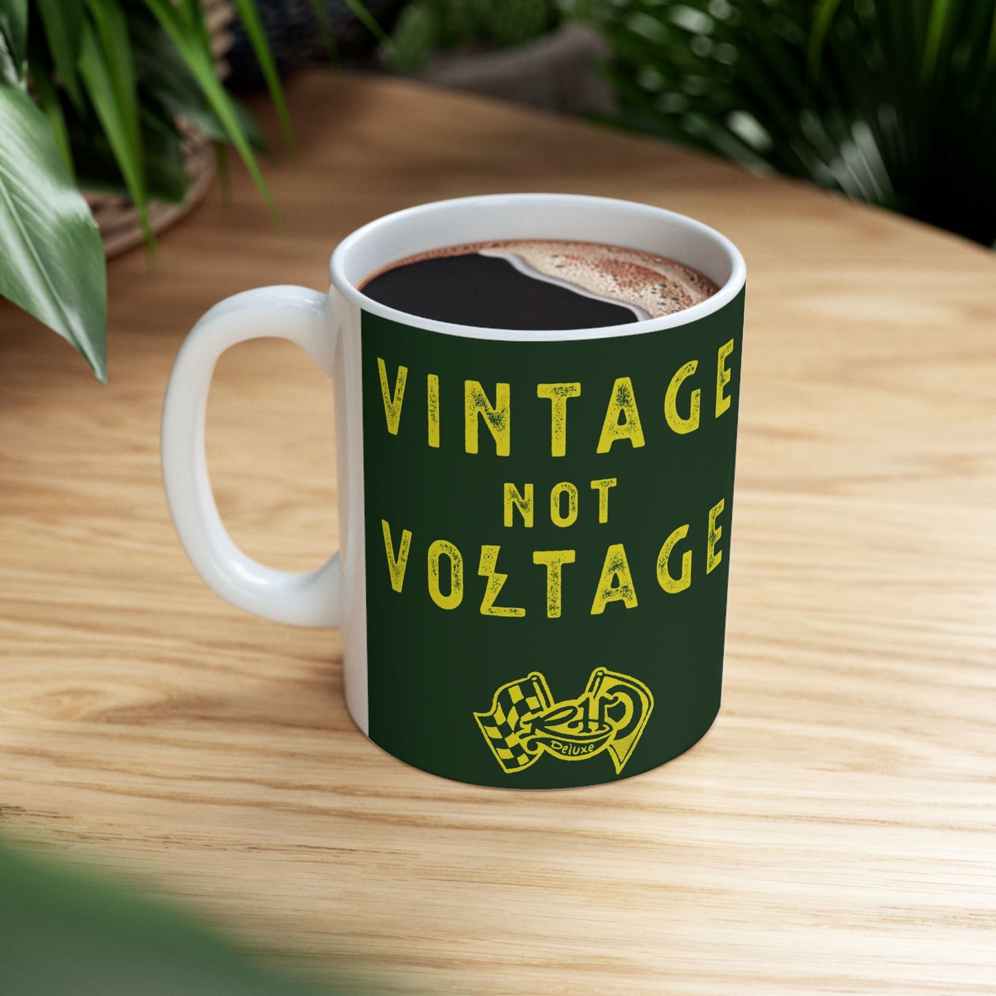 VINTAGE NOT VOLTAGE - VESPA 11oz Mug