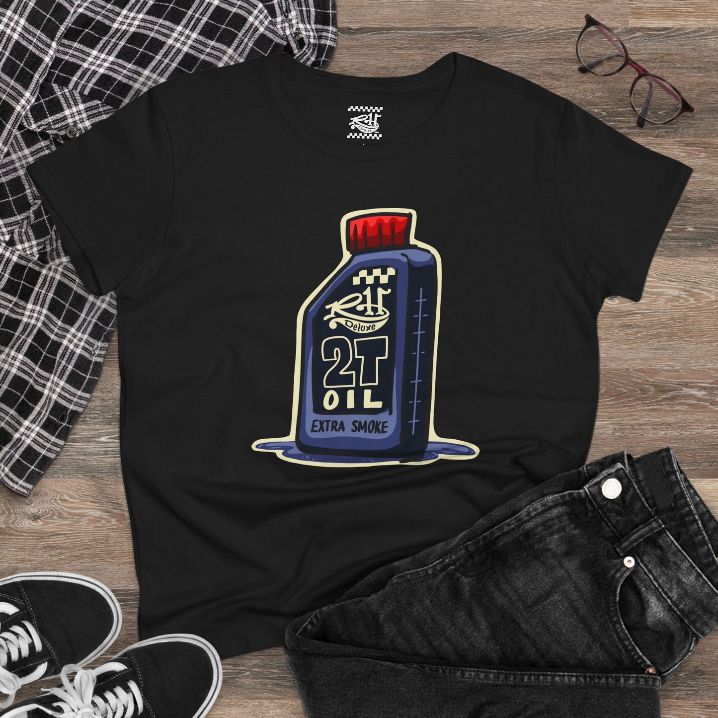 2T Oil - Extra Smoke - Women's Midweight Cotton Tee